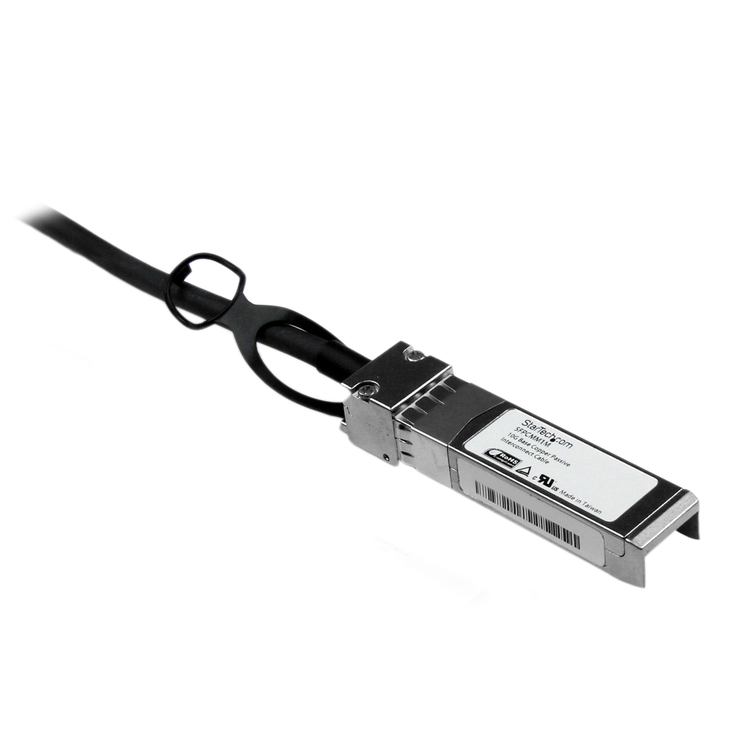Startech.Com Cisco Sfp H10Gb Cu1M Compatible 1M 10G Sfp+ To Sfp+ Direct Attach Cable Twinax   10Gbe Sfp+ Copper Dac 10Gbps Low P