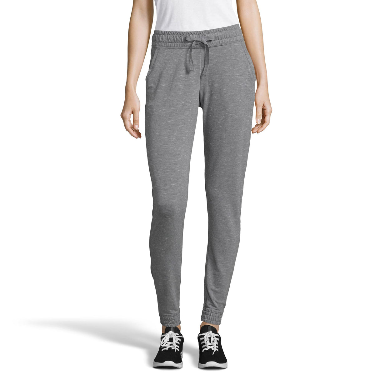 Hanes Womens Tri Blend French Terry Jogger With Pockets