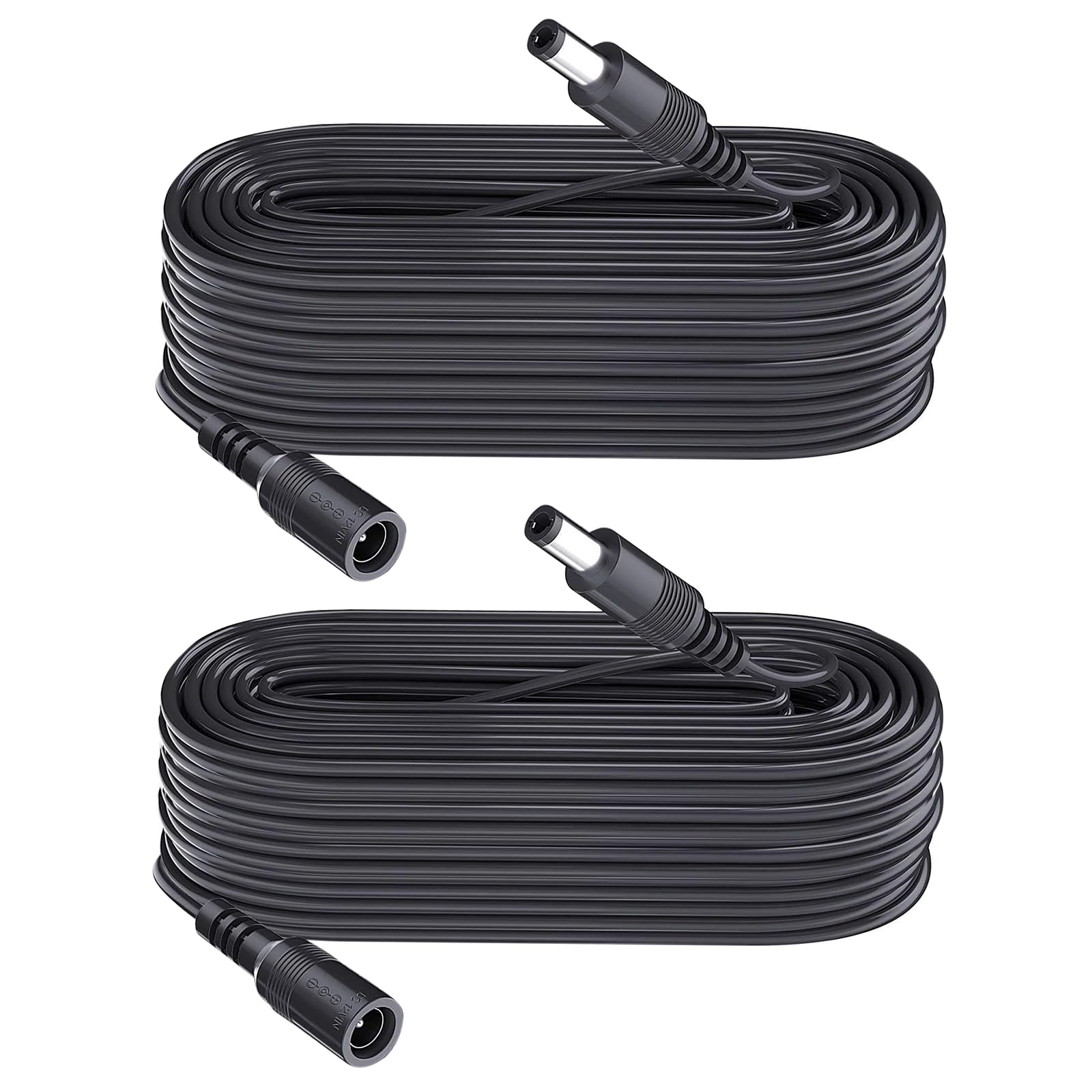 Security 01 26Ft 8M Dc Power Extension Cable For Security Camera Ip Wifi Camera,Dvr,Led Stripdc Extension Cord 5.5Mm X 2.1Mm,Bla