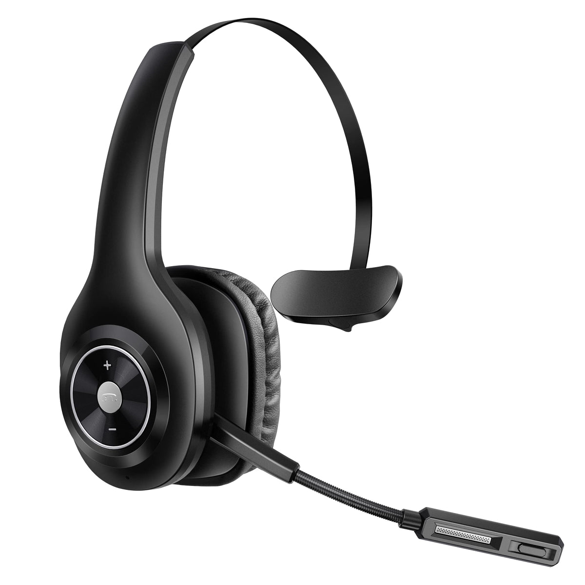 Prancybt Trucker Bluetooth Headset, Wireless Headset With Microphone For Pc, Bluetooth Headset With Microphone Noise Cancelling,