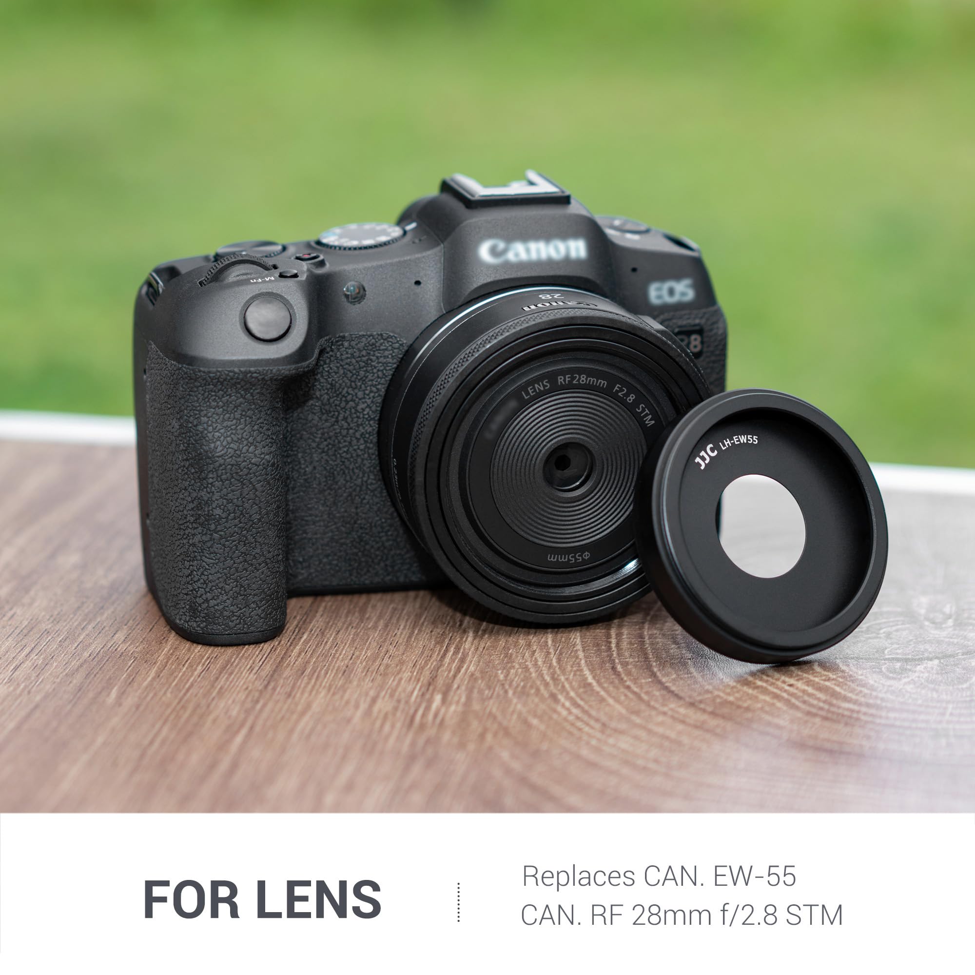Lens Hood For Canon Rf 28Mm F/2.8 Stm Lens, Rf 28Mm Lens Hood, Lens Hood Replace Canon Ew 55 Hood, Compatible With 55Mm Filters