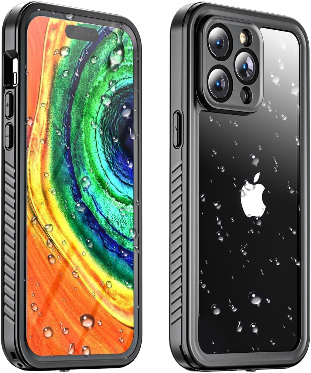 Moyac For Iphone 14 Pro Max Case. Ip68 Waterproof, Built-In Screen Protector & Glass Camera Protector, Full Body 360 Shockproof,