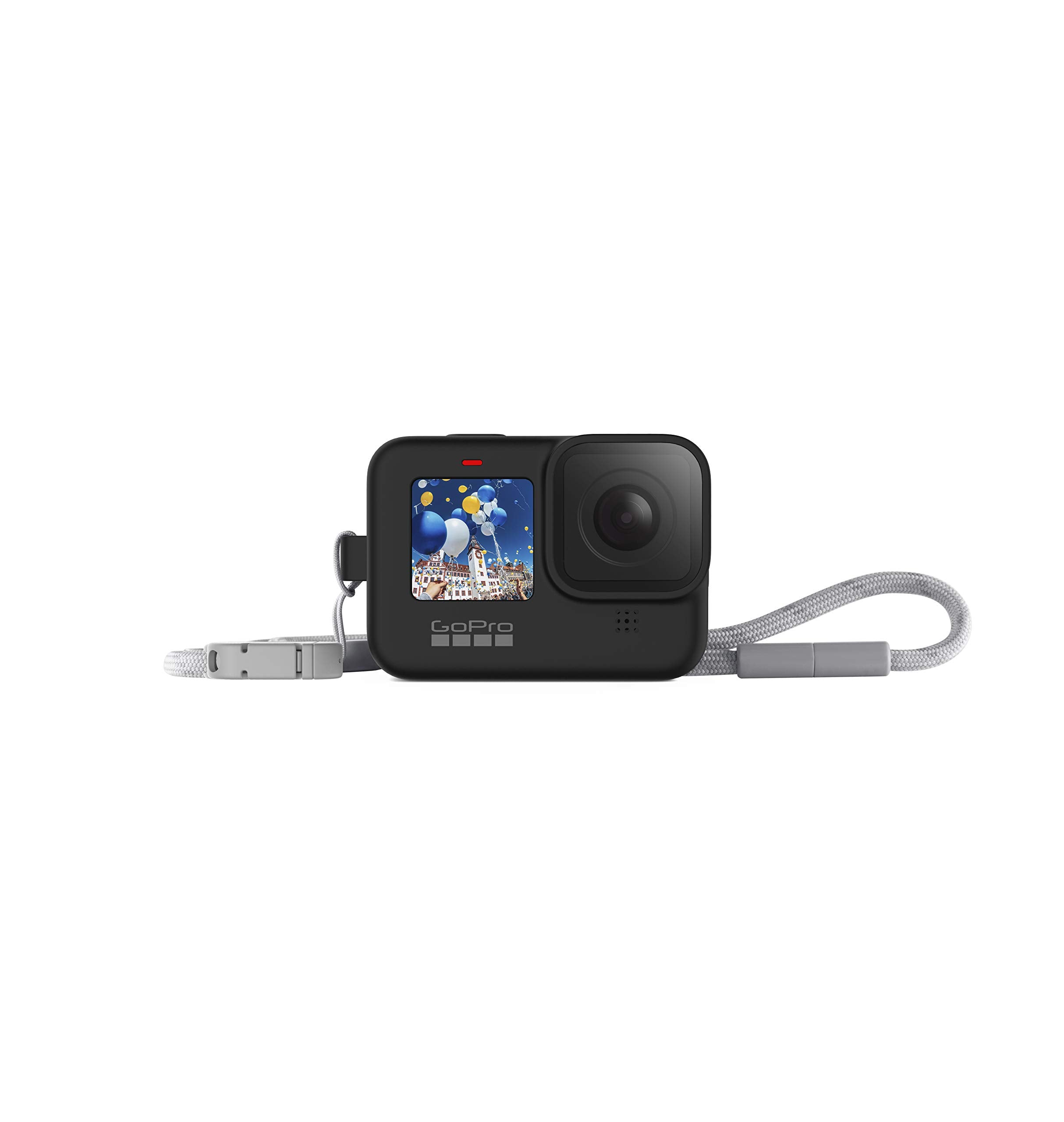 Gopro Sleeve + Lanyard (Hero11 Black/Hero10 Black/Hero9 Black) - Official Gopro Accessory For Cameras