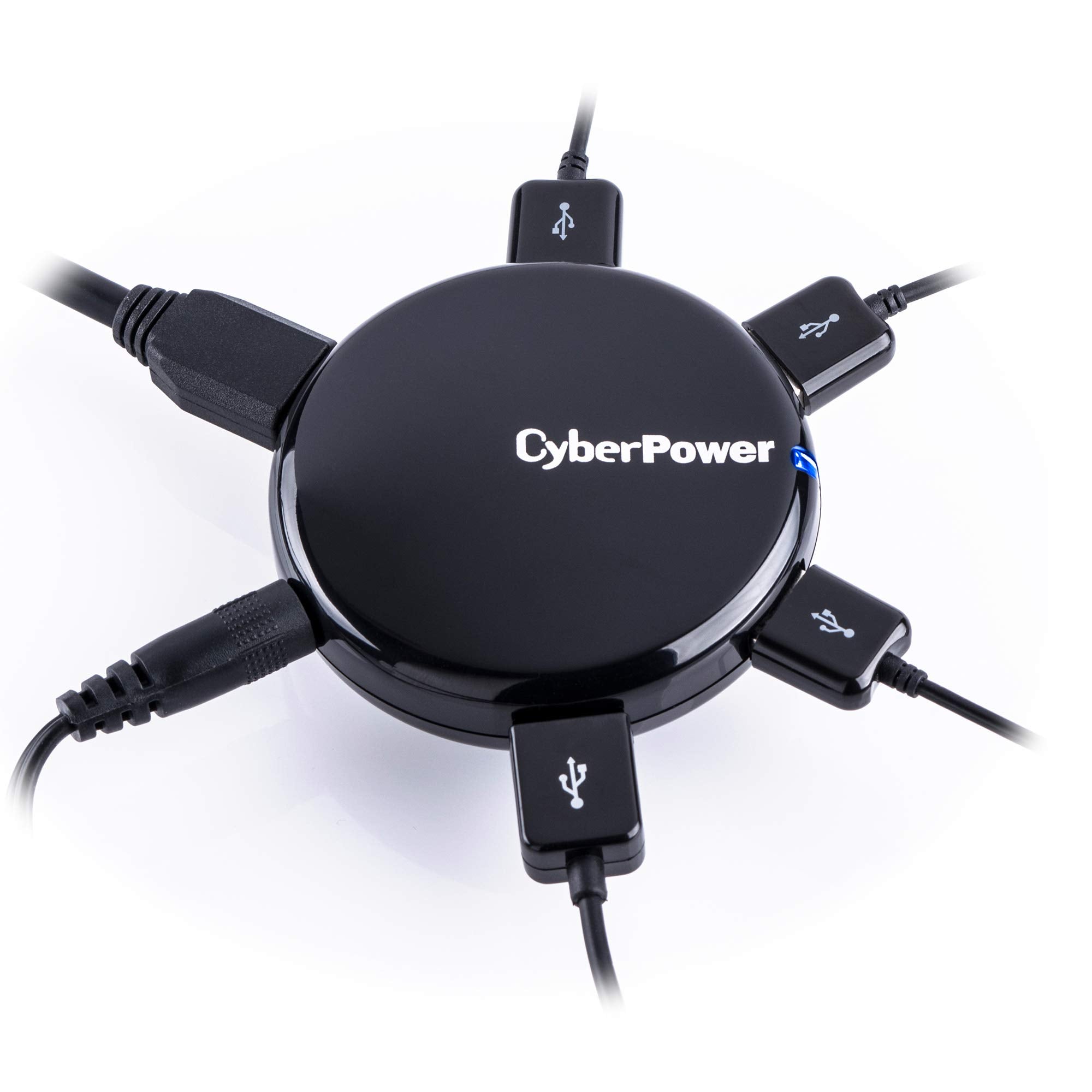 Cyberpower Cph430Pb 4 Port Usb 3.0 Superspeed Hub - Black
