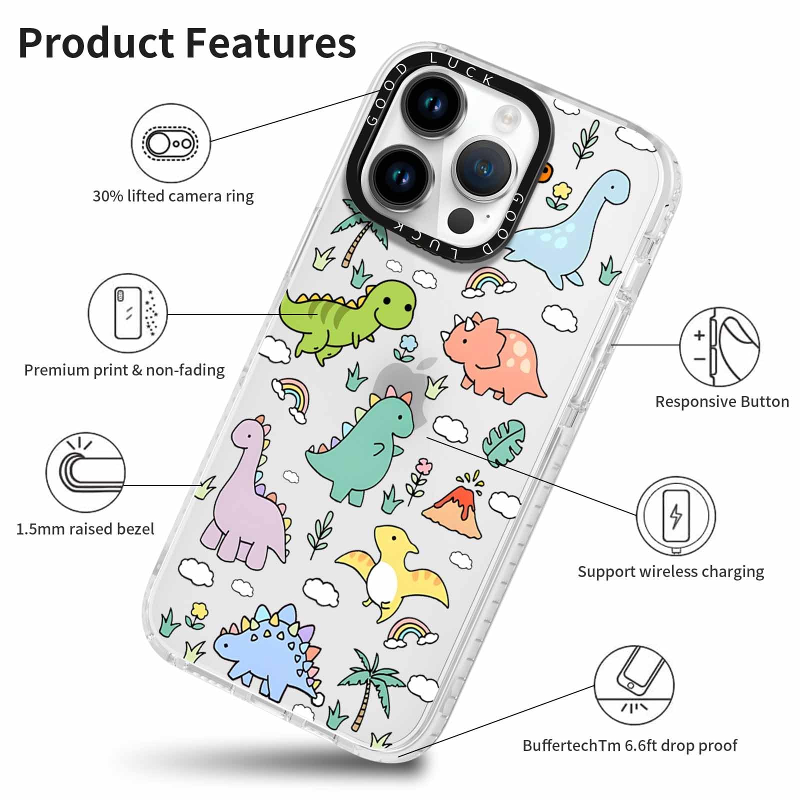 Rumdey 2 Pack Clear Cases For Iphone 12 Pro Max Case 6.7 Inch,Cute Fashion Leopard Cheetah Patterns For Girls Women, Slim Case W