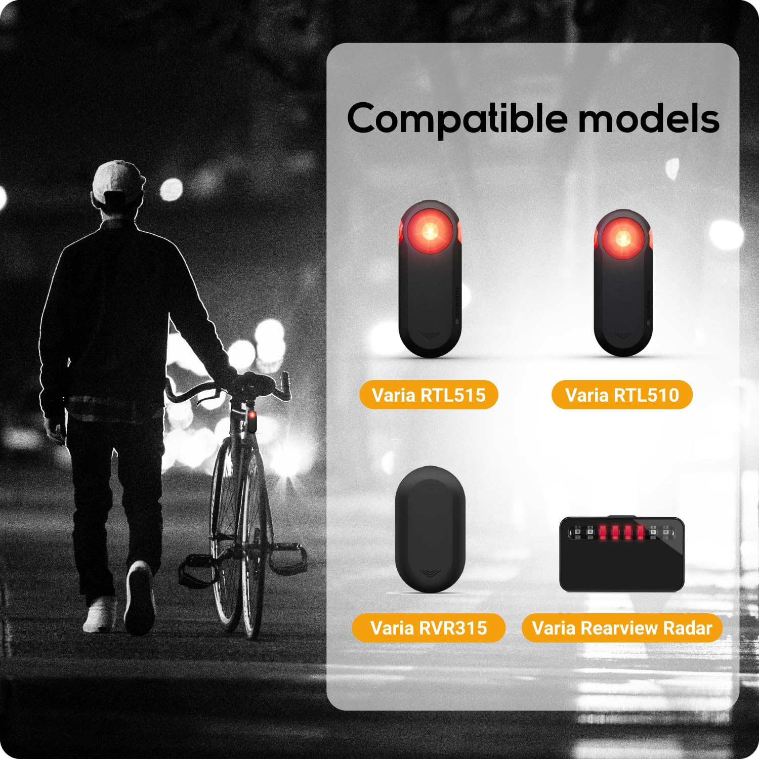 Tusita Bike Seat Post Mount Compatible With Garmin Varia Rtl510 Rtl515 Rvr315, Rearview Radar - Round,D Shaped,Aero Seat Post Co