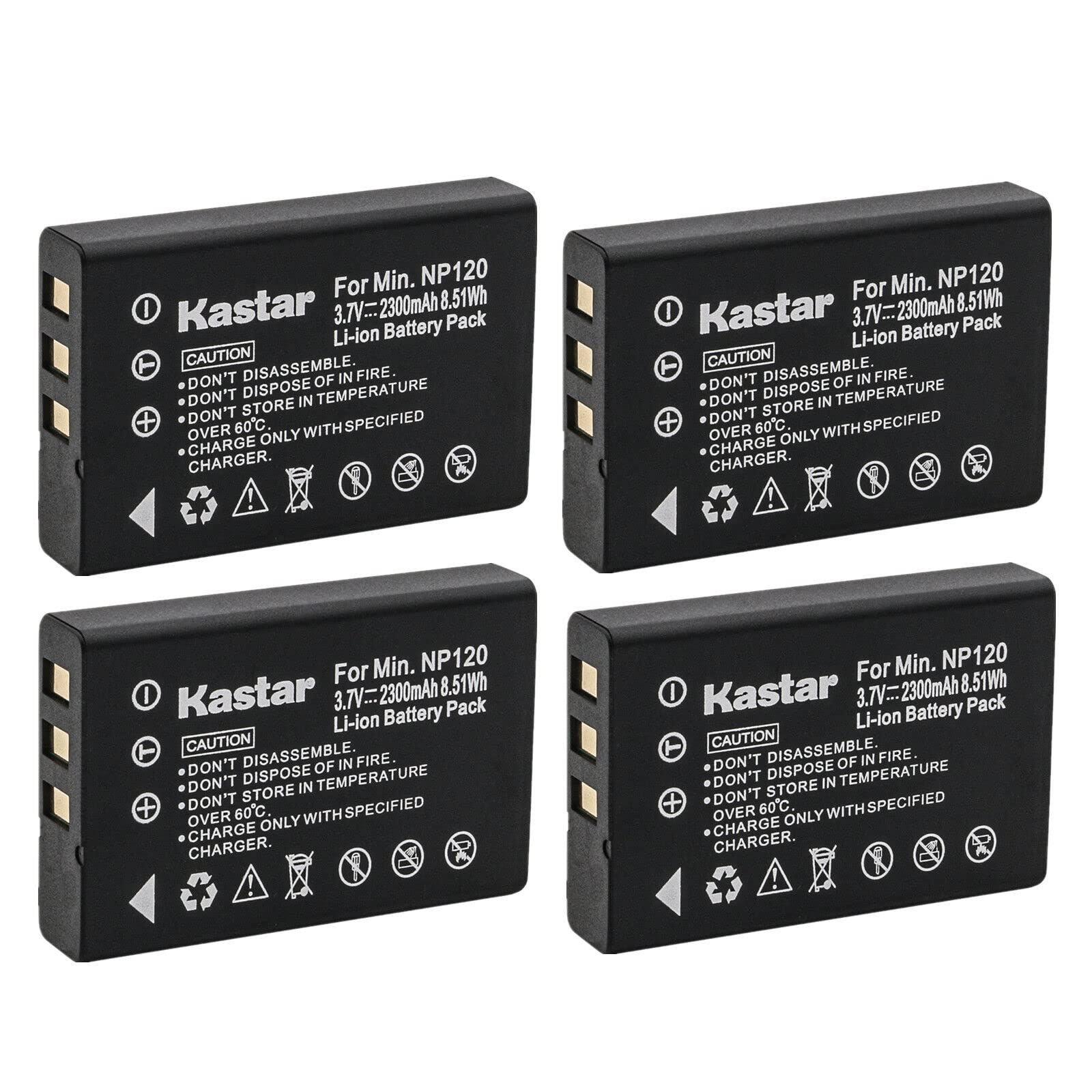 Kastar 4-Pack Battery Replacement for Brother LD0665001 MDS2E AP-1908 Rechargeable Li-ion Battery, Brother DS820W Scanner, Broth