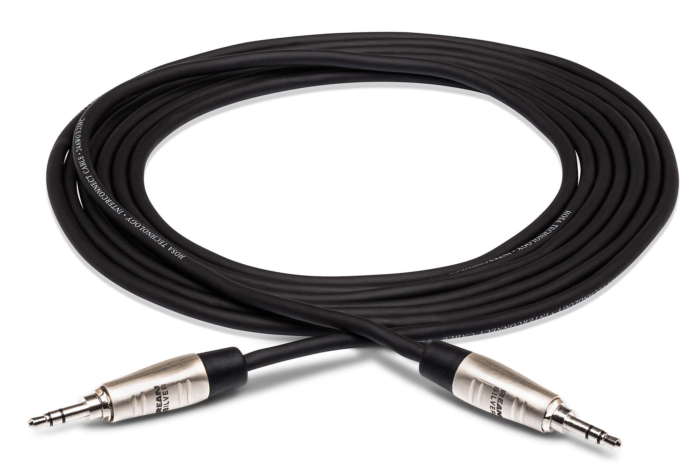 Hosa HMM-003 REAN 3.5 mm TRS Pro Stereo Interconnect, 3 Feet