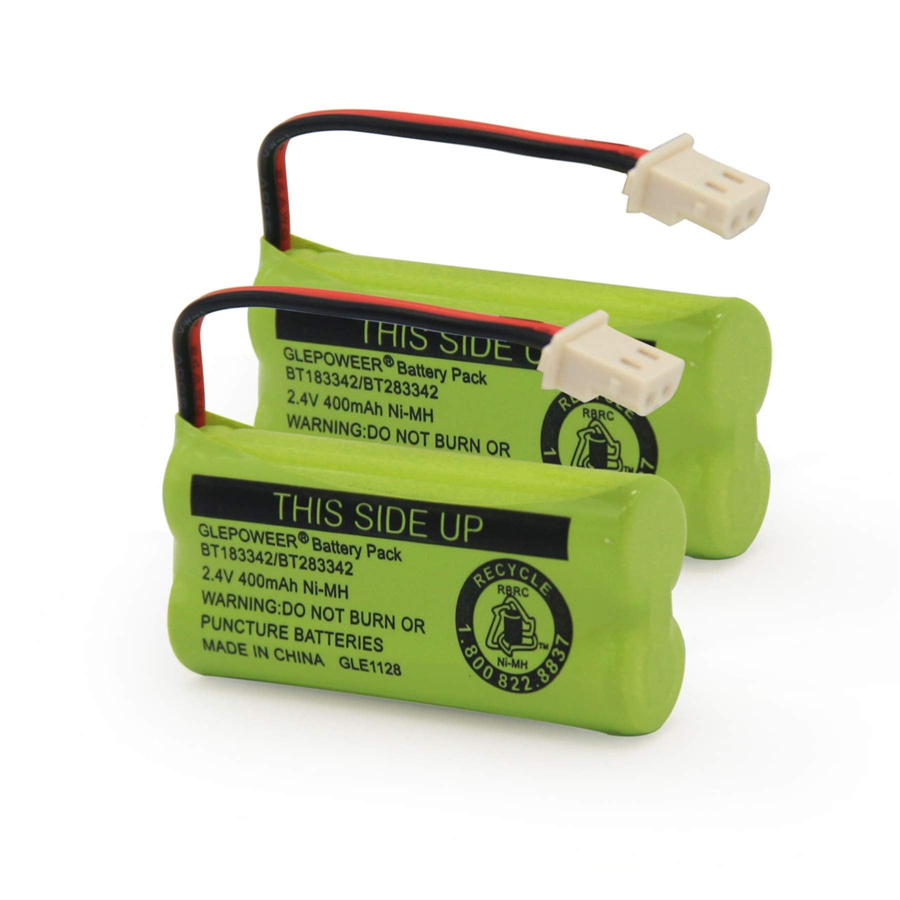 Glepoweer Bt183342/Bt283342 2.4V 400Mah Ni Mh Battery Pack, Also Compatible With Cordless Phone Batteries Bt166342/Bt266342 Bt16