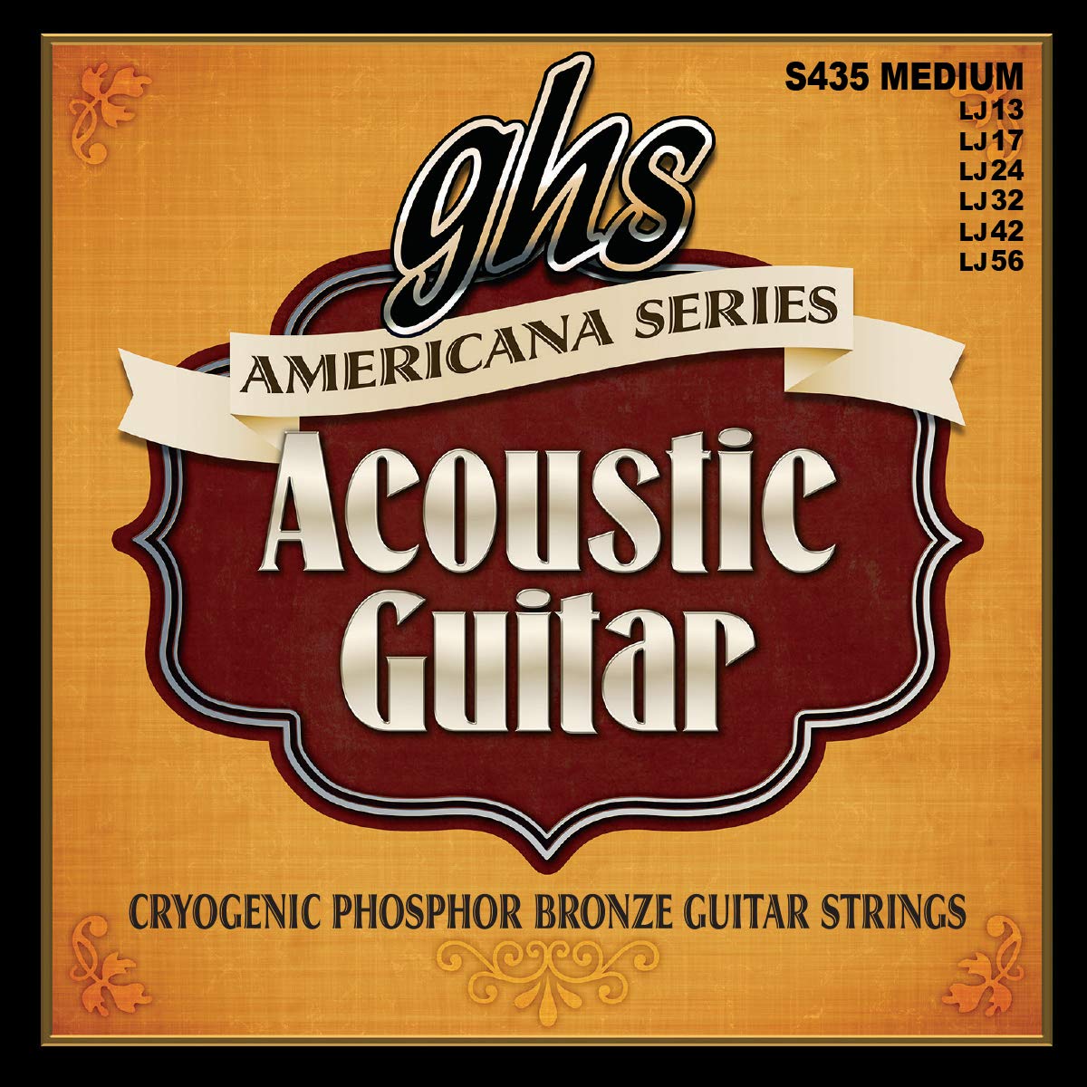 Ghs Strings Acoustic Guitar Strings (S435)