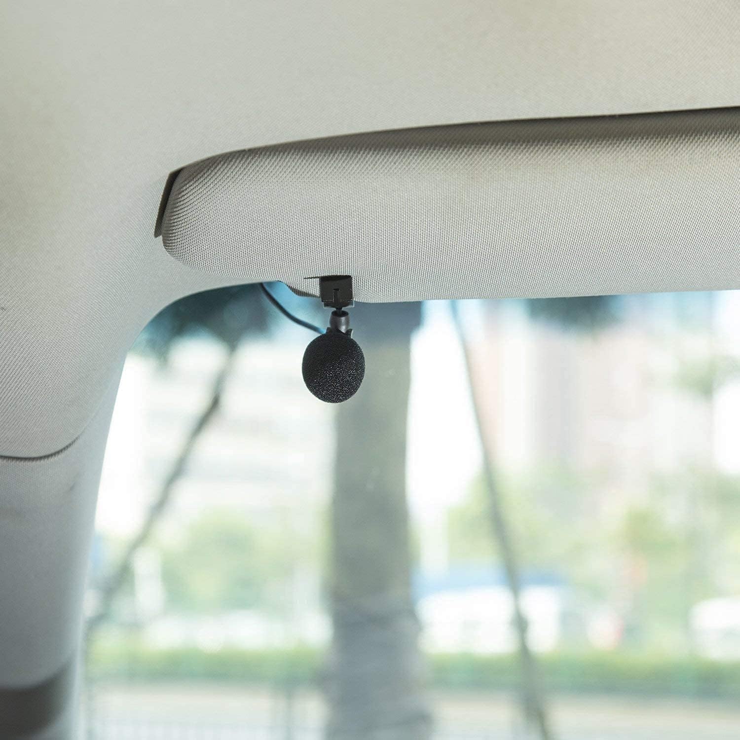 Fingerlakes 2.5Mm Portable Car External Microphone Mic Dvd Radio Laptop Stereo Player Head Unit With 3M Cable Plug And Play, Bla