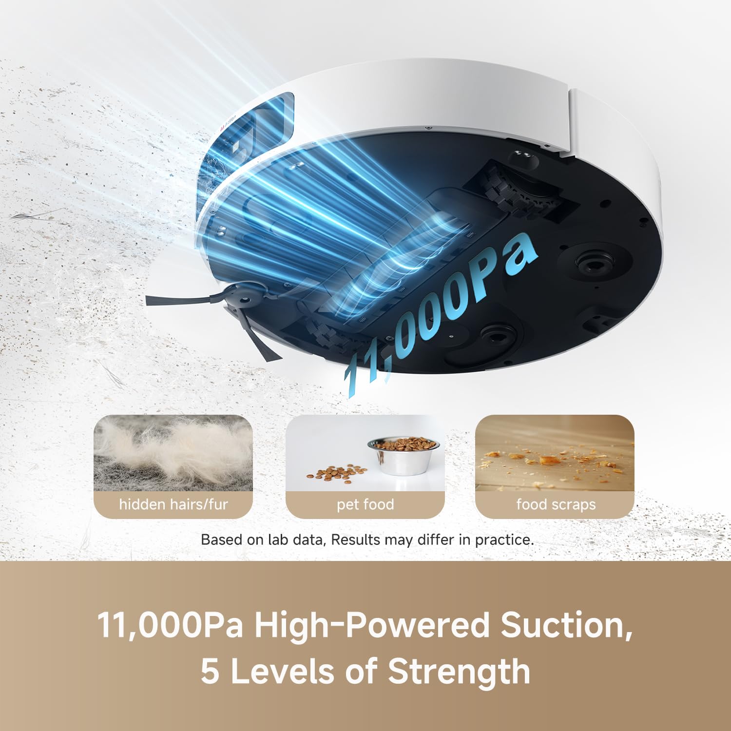 Dreame L40 Ultra Robot Vacuum With Removable & Liftable Mop, Extendable & Liftable Sidebrush, 11,000Pa Suction, 149? Mop & Washb