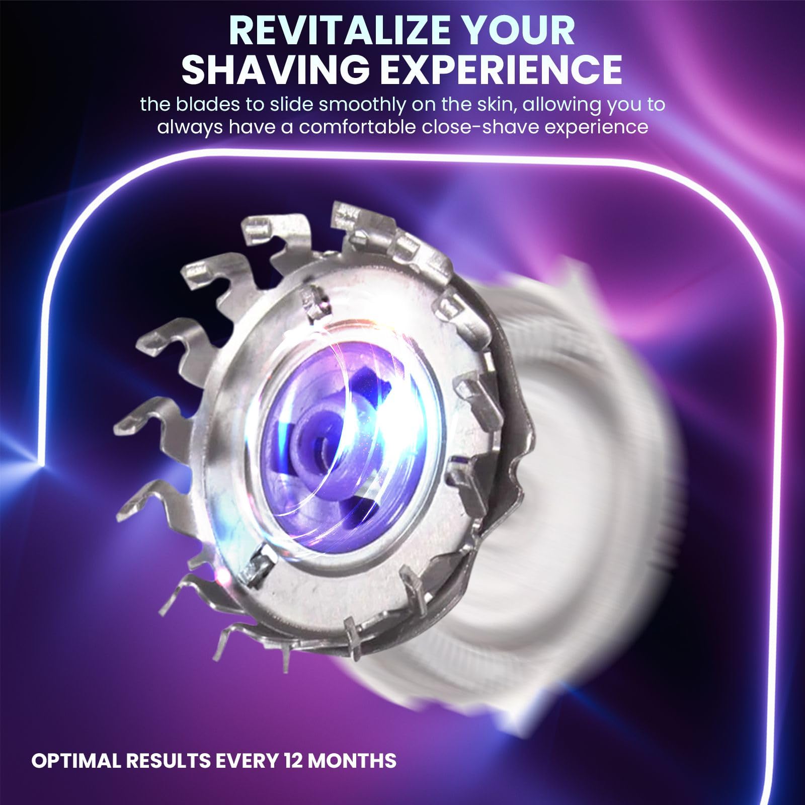 Golden Lotus Creations Hq8 Replacement Heads Compatible With Philips Norelco Aquatec Electric Shaver Razor Series Hq8 At880 Pt73