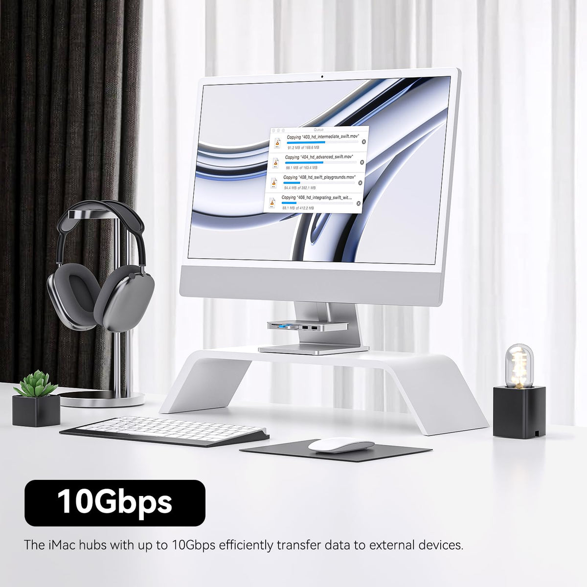 Minisopuru Imac Accessories Usb C Hub For Imac 24 Inch 2021/2023 With ...