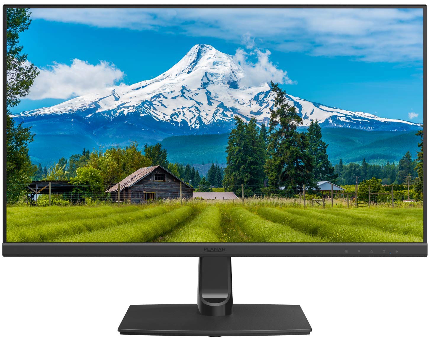 Planar 27IN Wide Black FHD IPS LED LCD, Narrow Bezel, VGA, HDMI, DP, Speakers