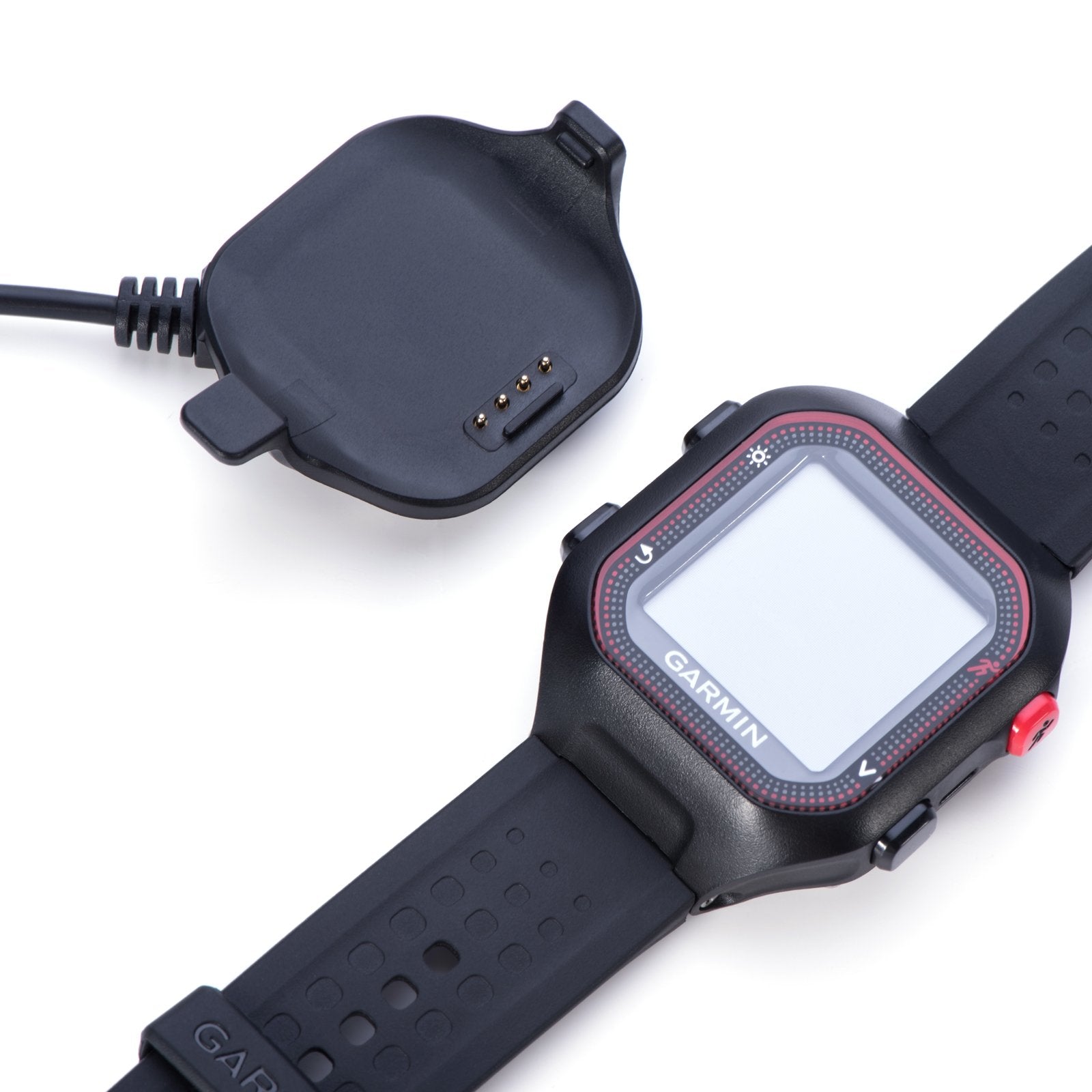 Fitturn Compatible With Garmin Forerunner 25 Charger Charging Clip Size Small Replacement Usb Charger Adapter Charge Cord Chargi