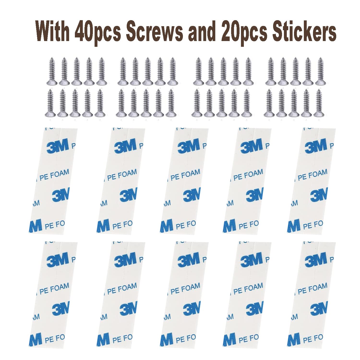 Gufastore 10Pcs Surface Mount Alarm 10W 100V 0.5A In Max Magnetic Contact Ideal For Door Window Security With Lead Wire And 3M Adhesive Paper