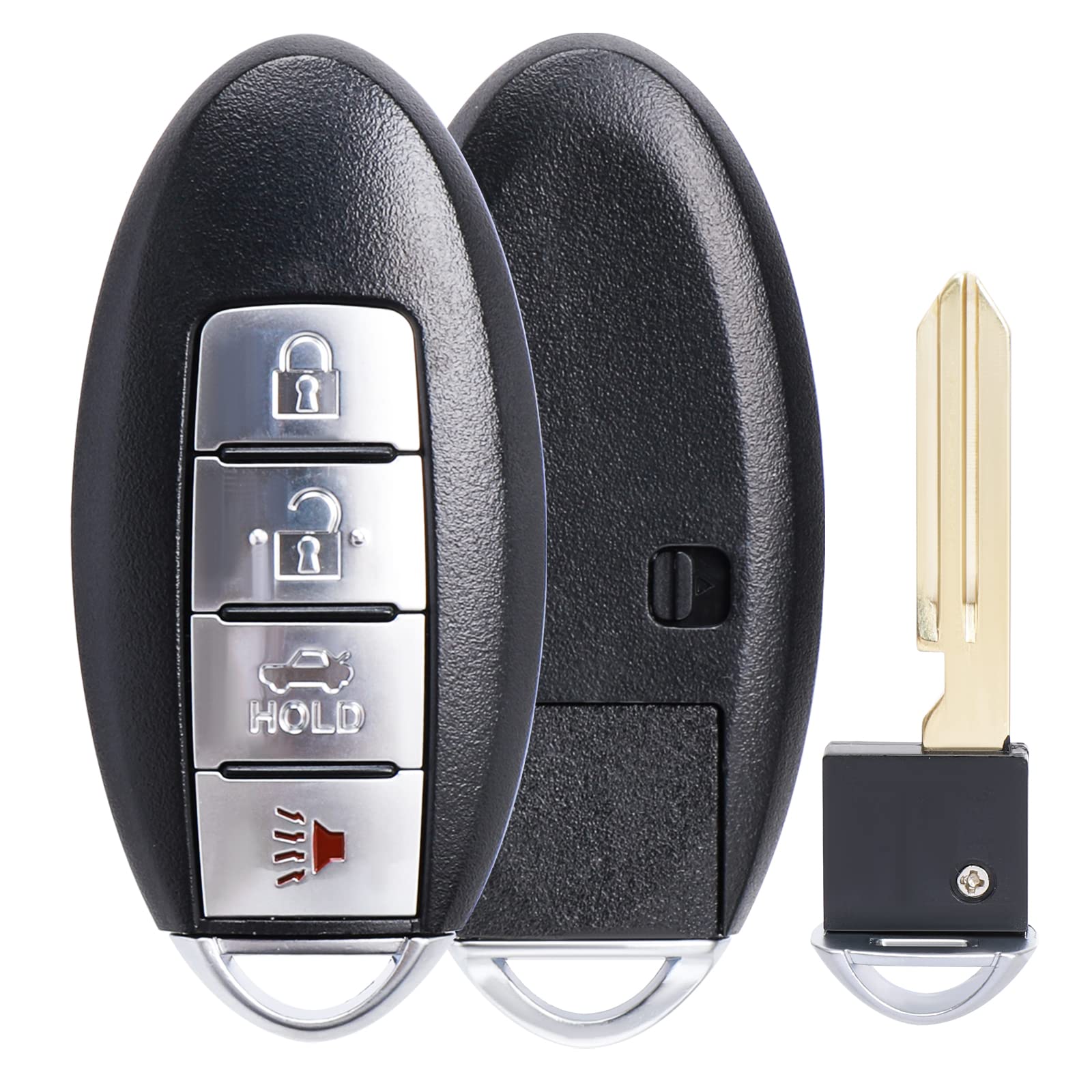 NPAUTO Key Fob Replacement Fits for Nissan Altima 2007-2012, Maxima Murano 09-14, Infiniti G25 G35 G37 FX35 Q60 & More Keyless E