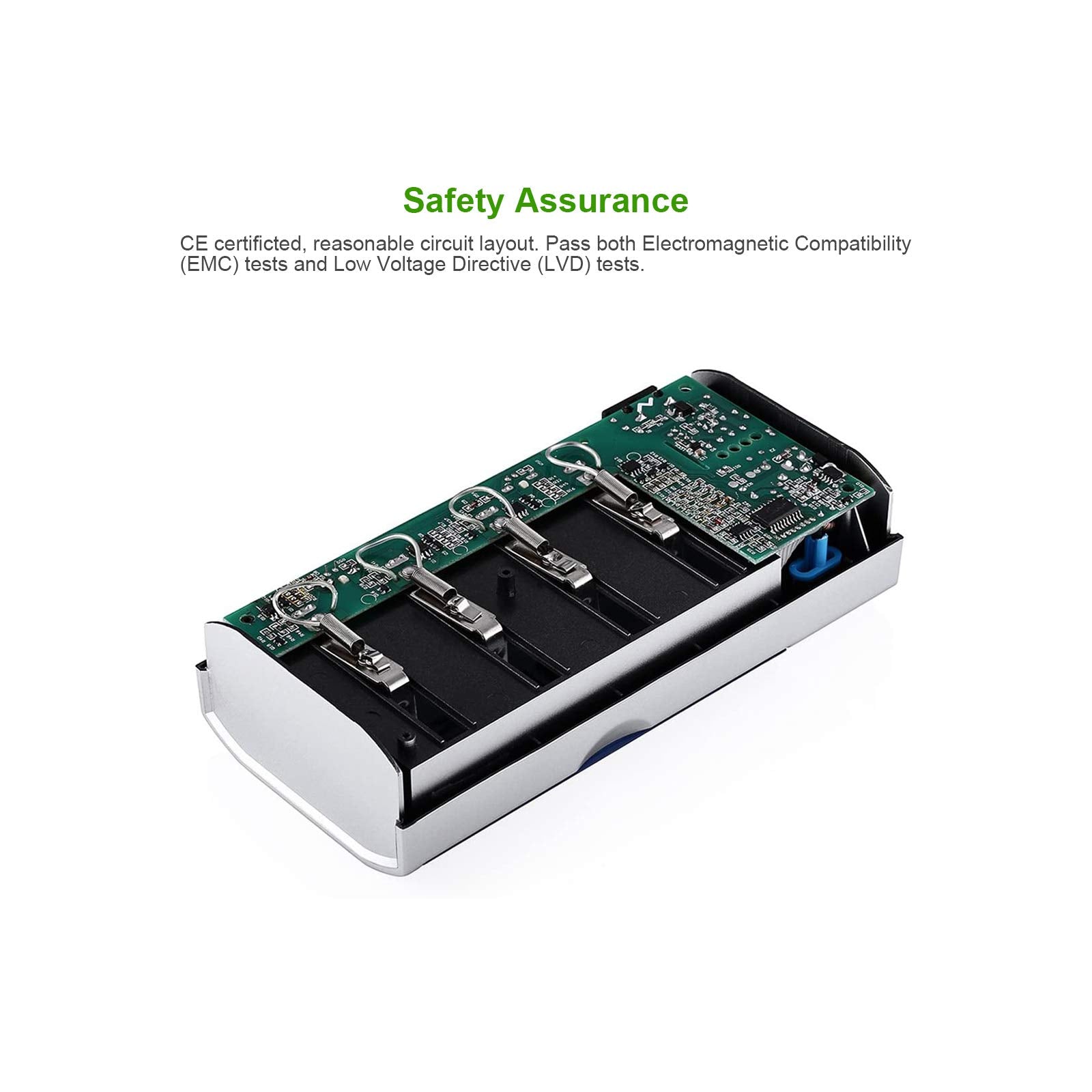 Ebl 906 Smart Charger For Aa Aaa C D 9V Rechargeable Batteries With 4 Pieces 5000Mah C Rechargeable Batteries