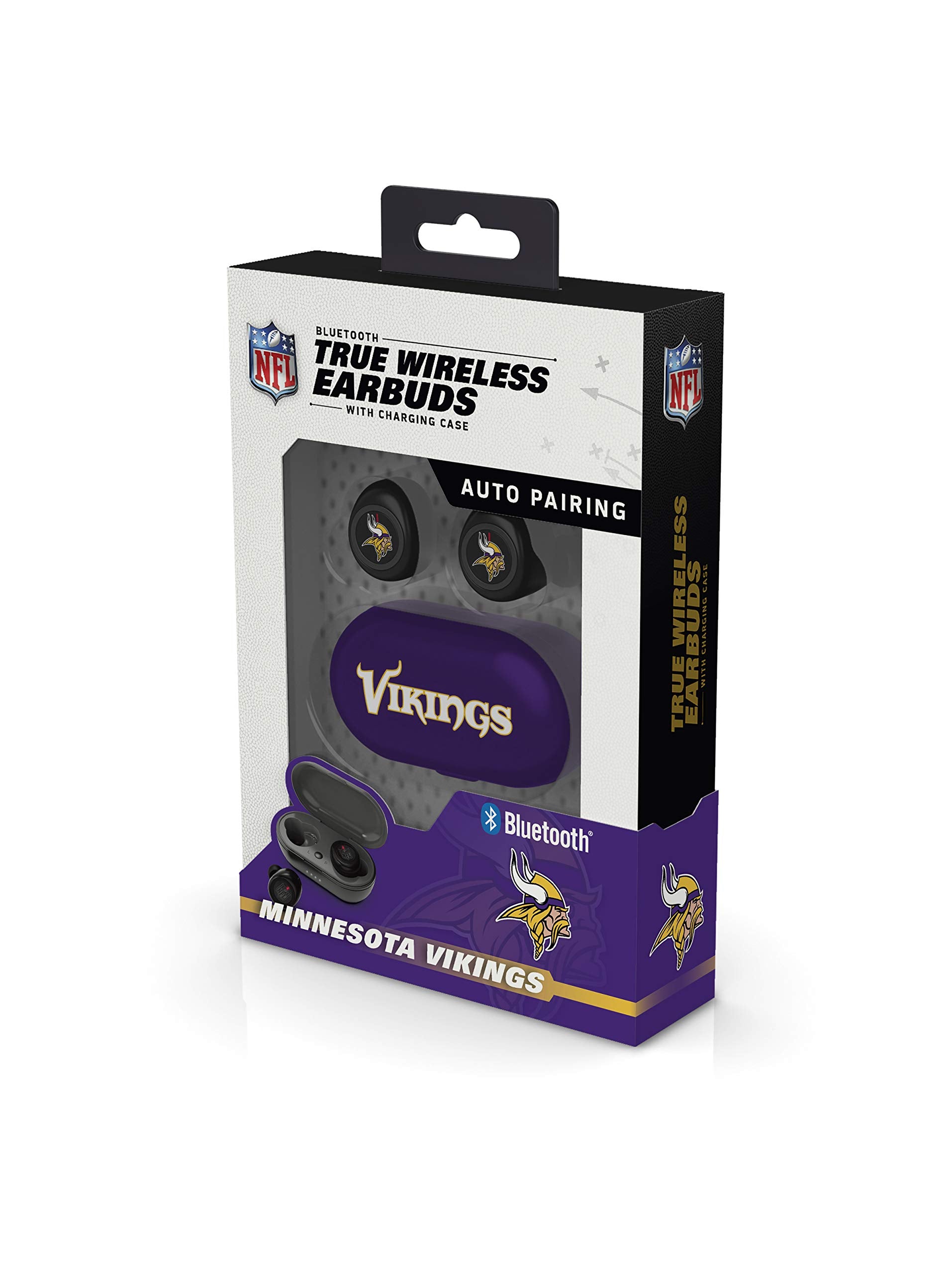 Soar Nfl True Wireless Earbuds, Minnesota Vikings
