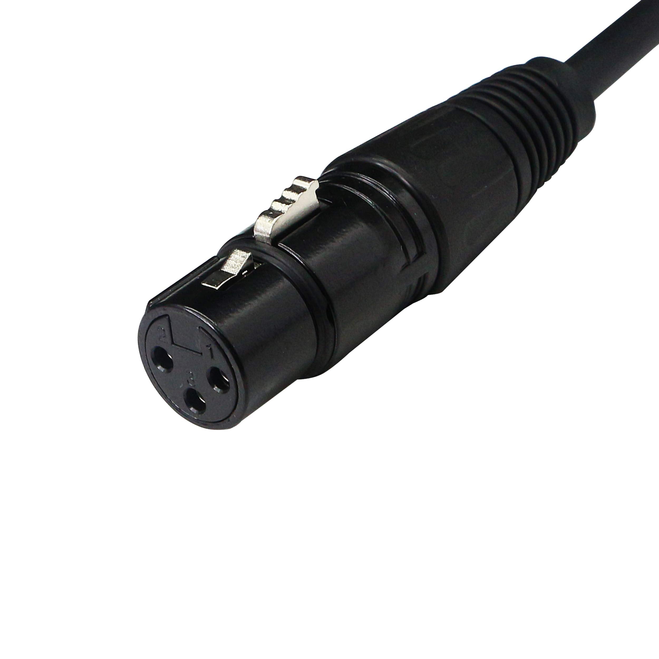 Sinloon (1M) Dmx Stage Light Cable,Dj Xlr Cable, 3 Pin Female Xlr To 5 Pin Male Xlr Dmx Turnaround Connection For Moving Head Li