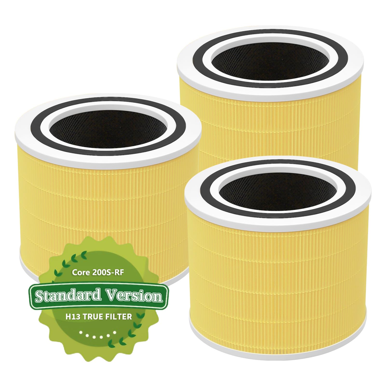 Mokchance Core 200 Pet Care Replacement Filter For Levoit Core 200S Air Purifier, 3 In 1 H13 True Hepa Filter Replacement, Part