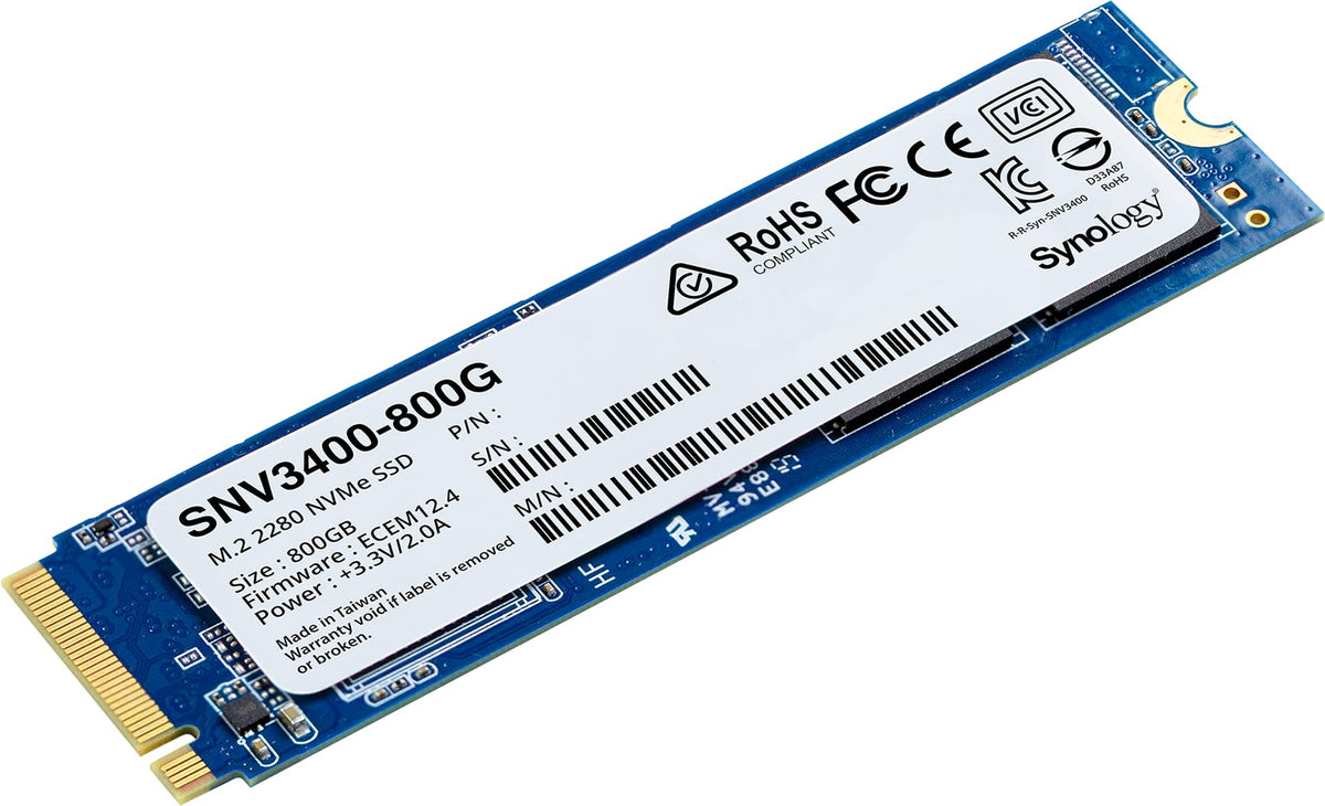 Synology M.2 2280 Nvme Ssd Snv3410 800Gb