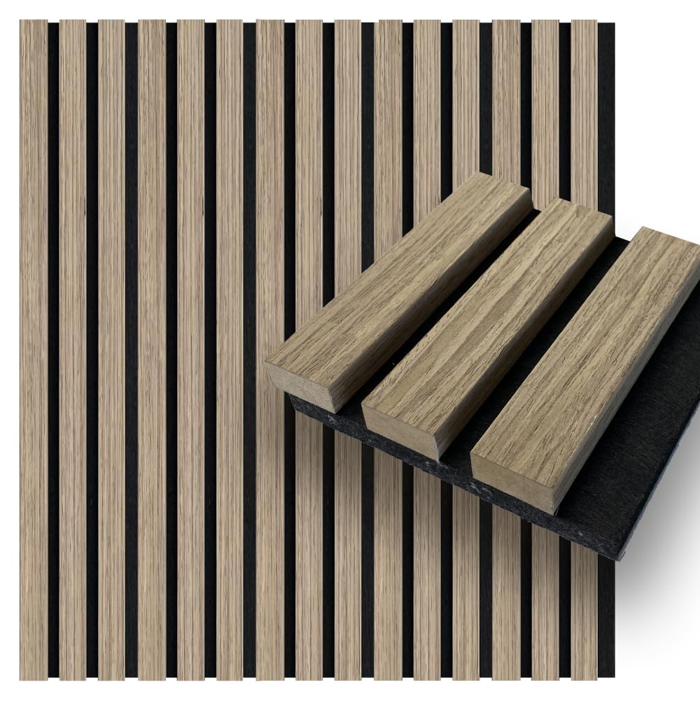 Concord Acoustic Wall Panels | Sample - Silver Ash | 5    x 5    | Soundproof Paneling | - COA1410 -M