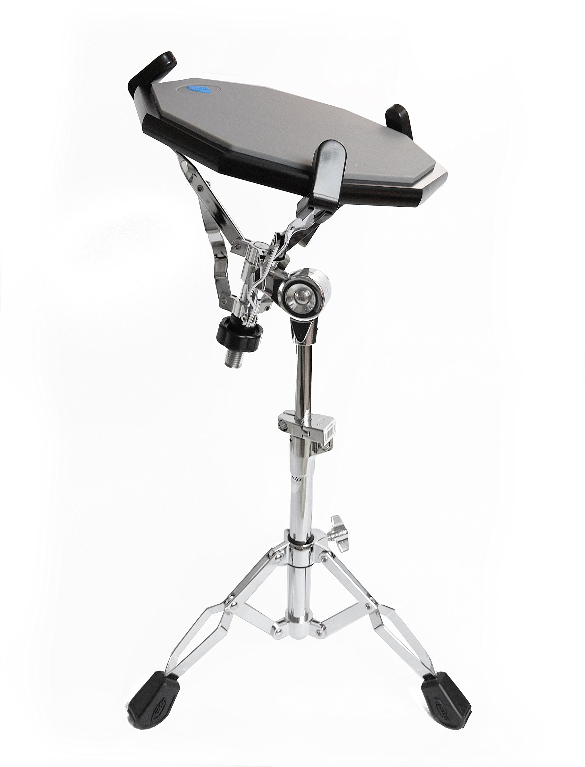 Tromme Drum Practice Pad & Carrying Case   12 Inches   Silicone   Wooden Base With Real Drum Feel   Practice Quietly   Sticks An