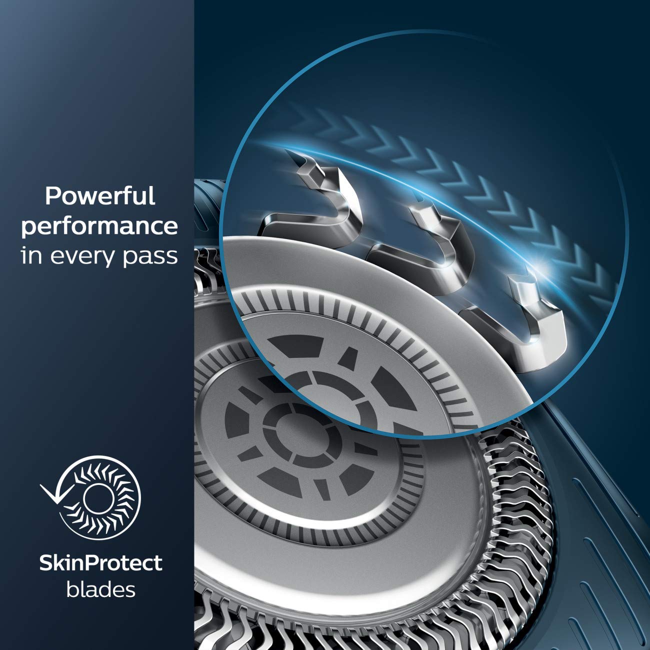 Philips Norelco Shaver 7100, Rechargeable Wet & Dry Electric Shaver With Senseiq Technology And Pop Up Trimmer For Male S7788/82