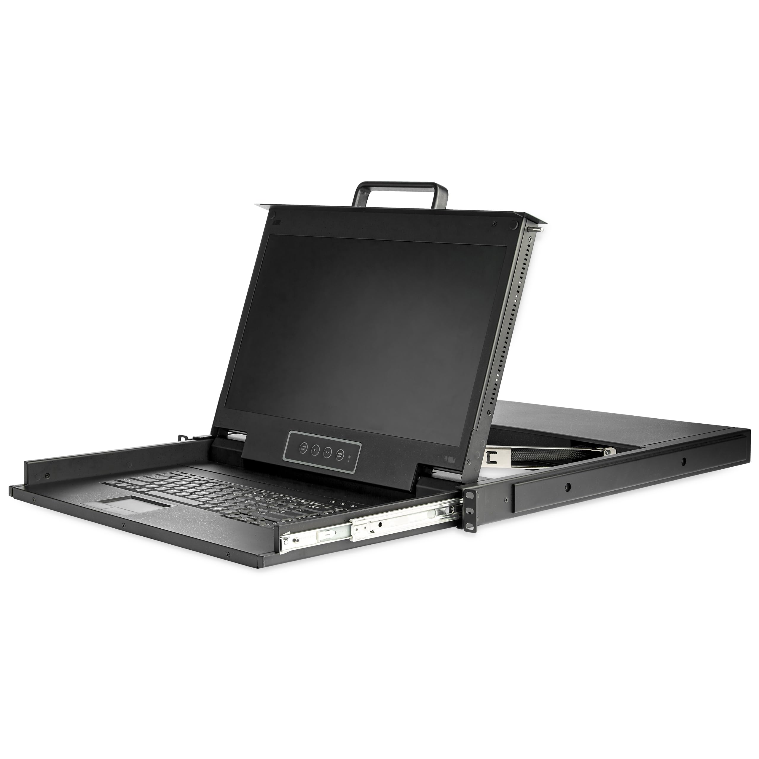 Startech.Com Rackmount Kvm Console Hd 1080P   Single Port Vga Kvm With 17'' Lcd Monitor For Server Rack   Fully Featured 1U Lcd