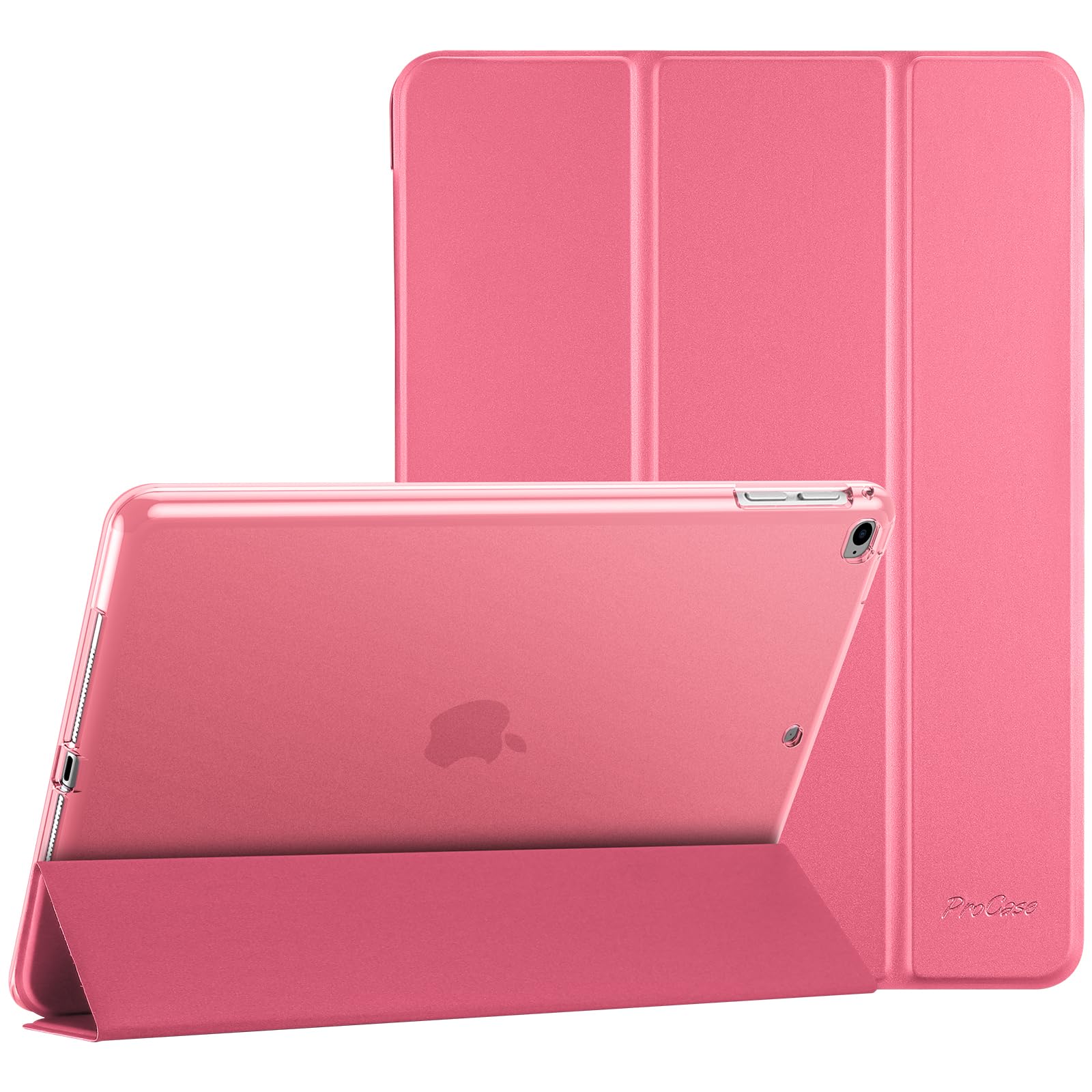 Procase Smart Case For Ipad 9.7 Inch Ipad 6Th 5Th Generation Cases, Ipad Air 2, Ipad Air Case, Slim Soft Tpu Cover Stand Smart Case For Ipad 9.7 2018 2017 Model Ipad Air 2 Air 1  Melonpink