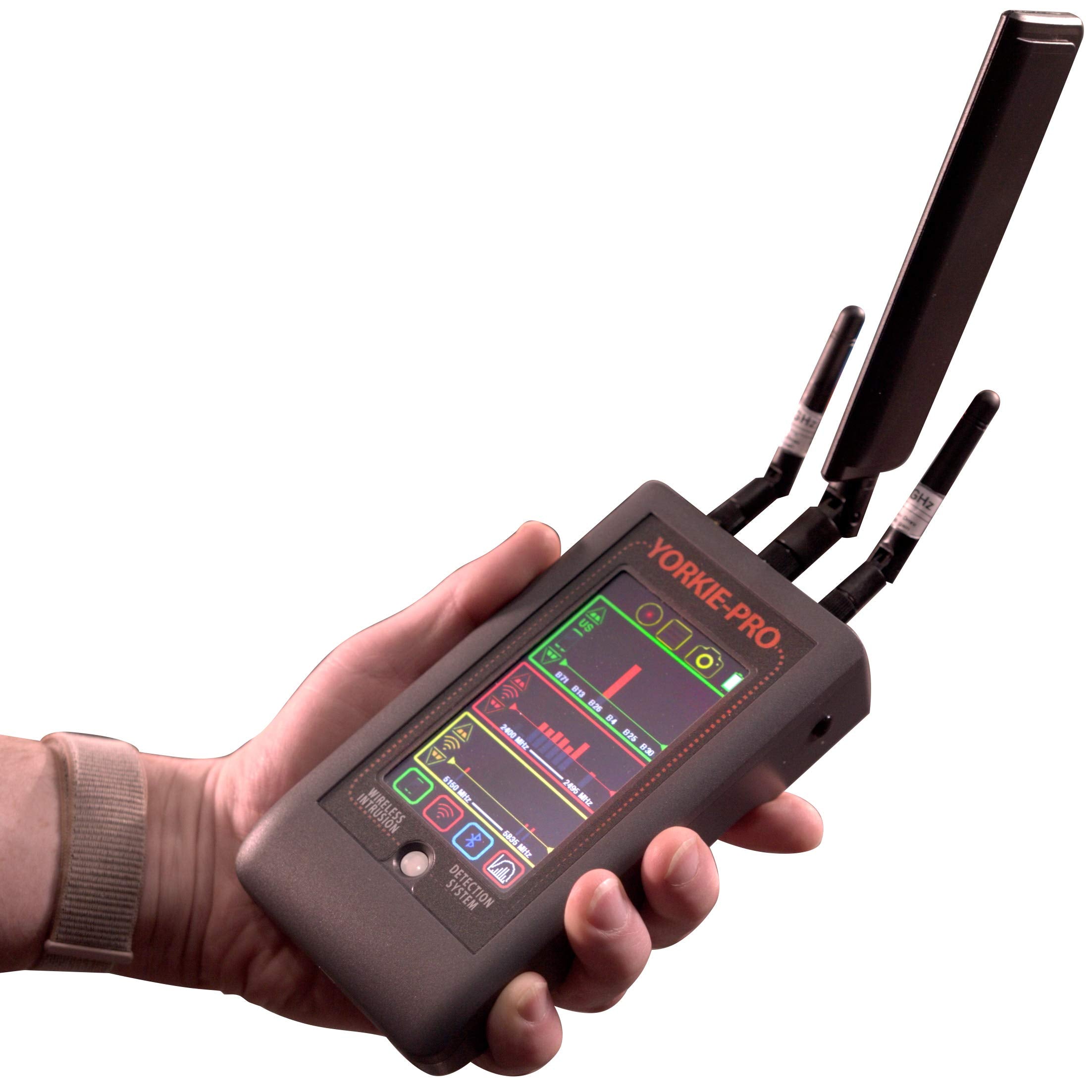 Yorkie Pro Wireless Intrusion Detector For Locating Peds Including Hidden Personal Trackers, Cellular, Bt, Ble, Wi Fi