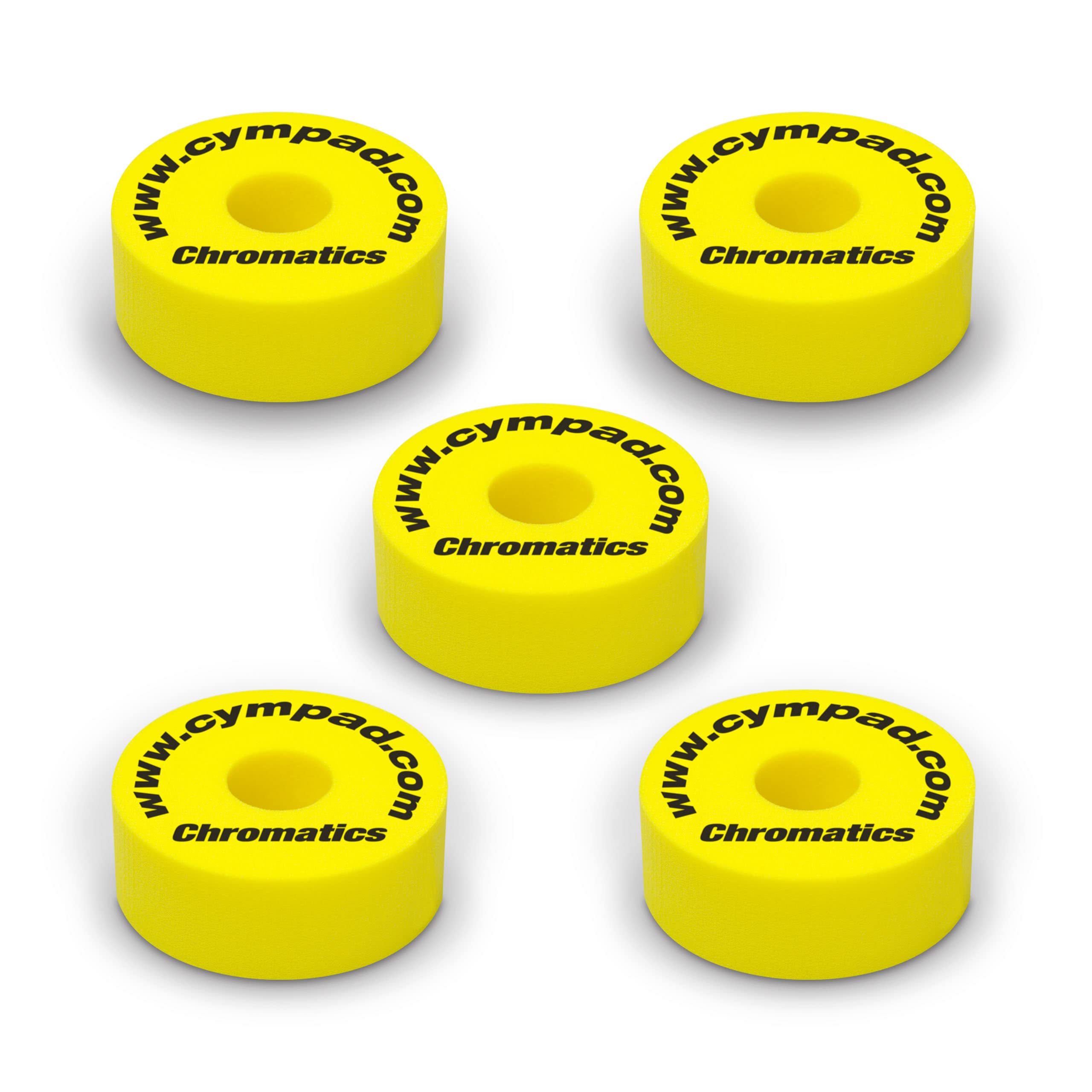 Cympad Chromatics Foam Cymbal Washer Set 40/15Mm Yellow