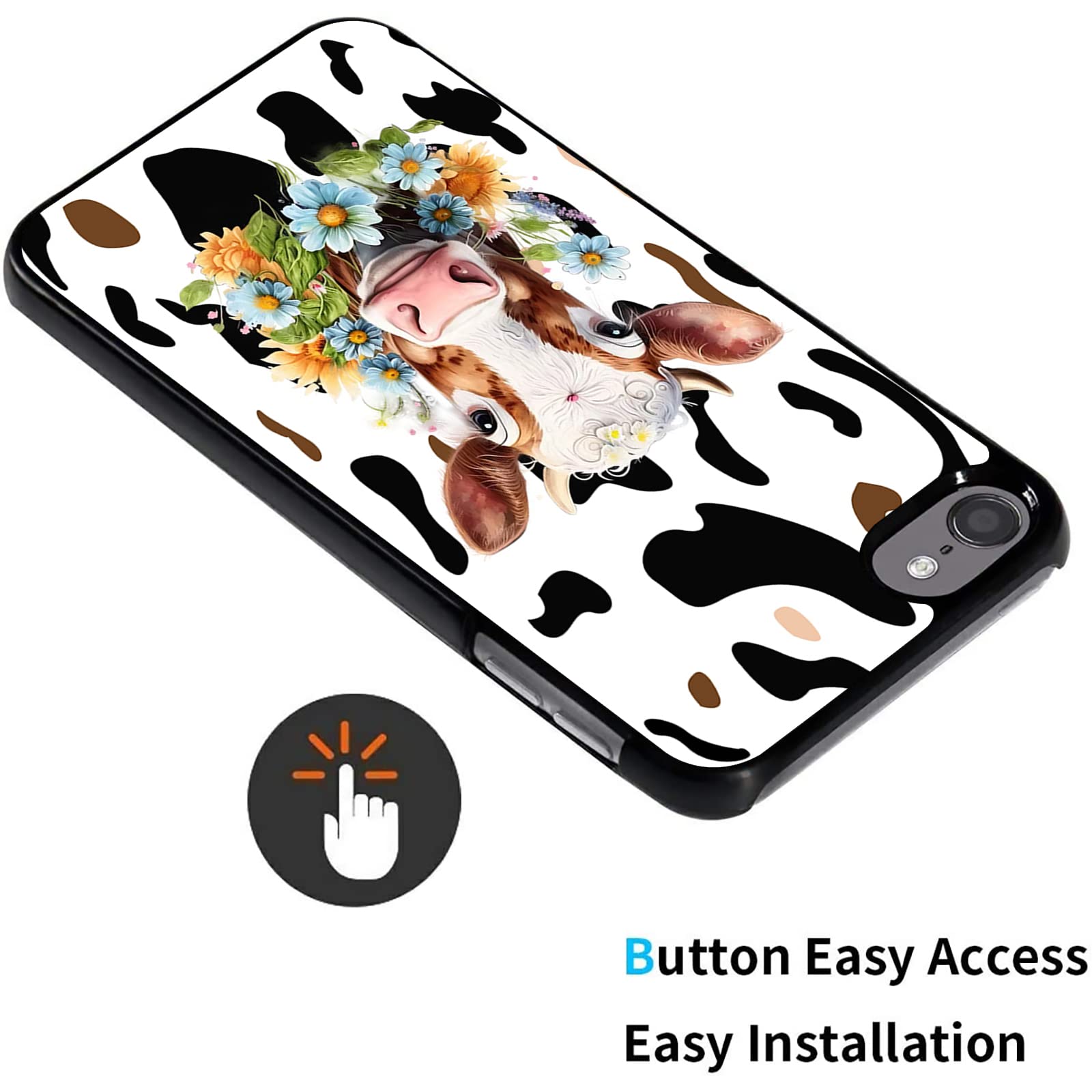 For Ipod Touch 7 Case,Touch 6/5 Case,Airwee Slim Back Cover Hard Plastic Protector Case For Apple Ipod Touch 5Th/6Th/7Th Generat