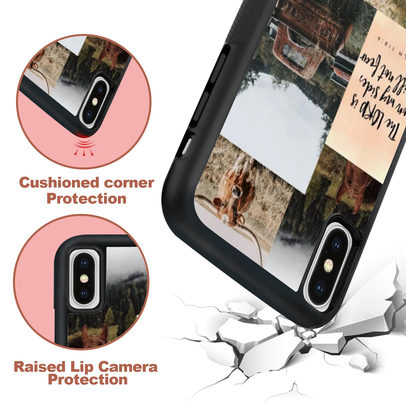 Traday Western Phone Case Compatible With Iphone X/Xs Horse Phone Case