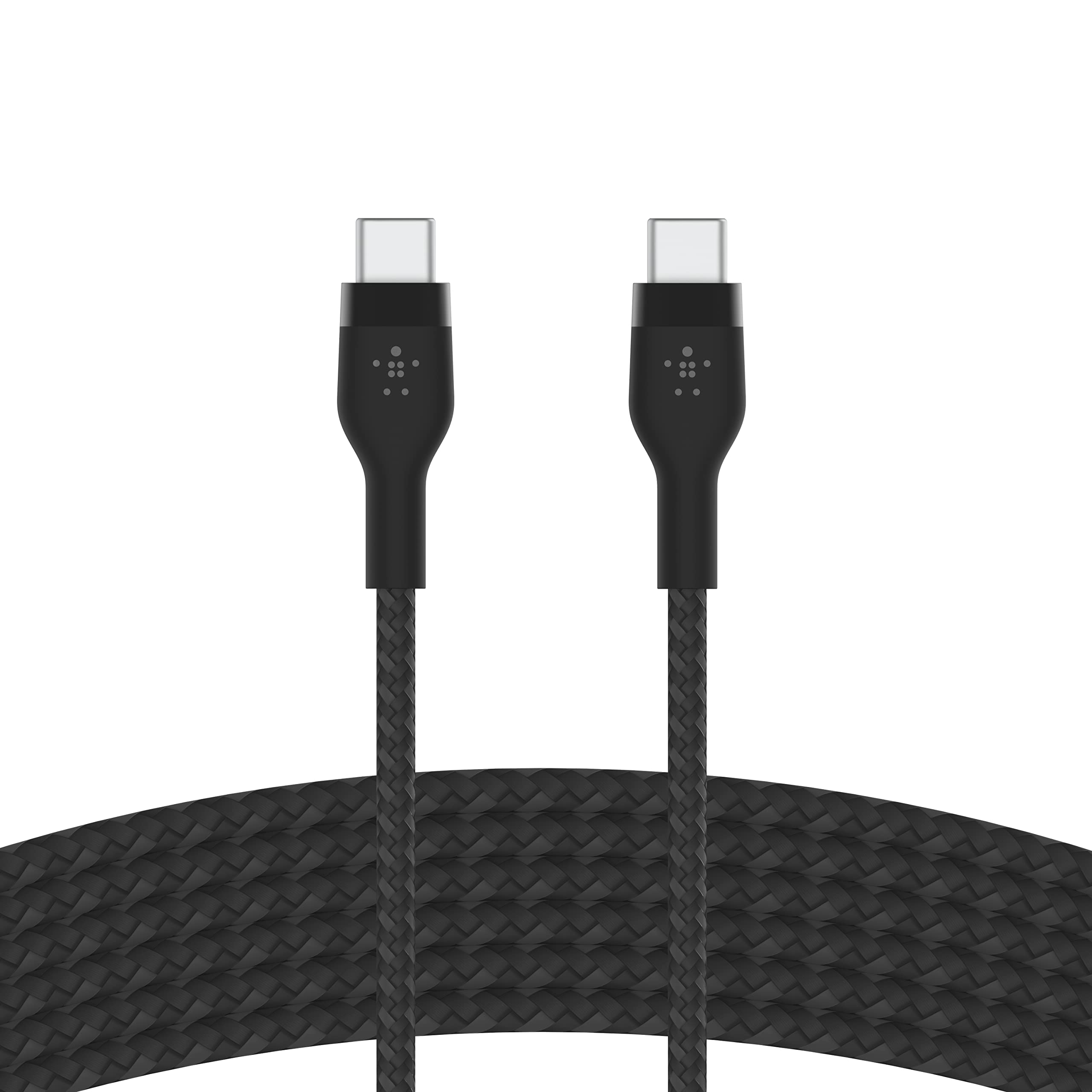 Belkin Boostcharge Pro Flex Braided Usb Type C To C Cable (3M10Ft), Usb If Certified Power Delivery Pd Fast Charging Cable For M