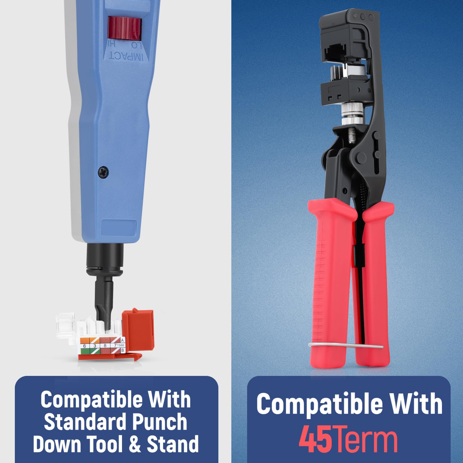 Everest Media Solutions 45 Angled Cat6 Keystone Jack In Orange   Slim Profile Rj45 Ethernet Connector   Compatible With 45 Angle