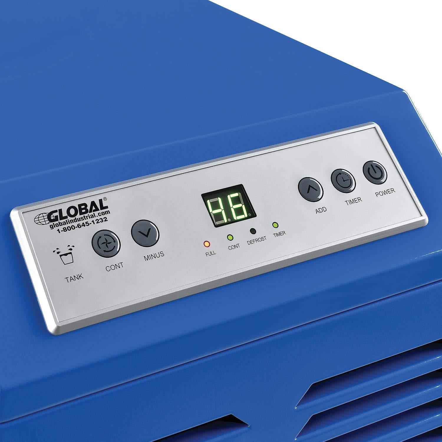 Global Industrial Portable Heavy Duty Commercial Dehumidifier, 110 Pints Per Day