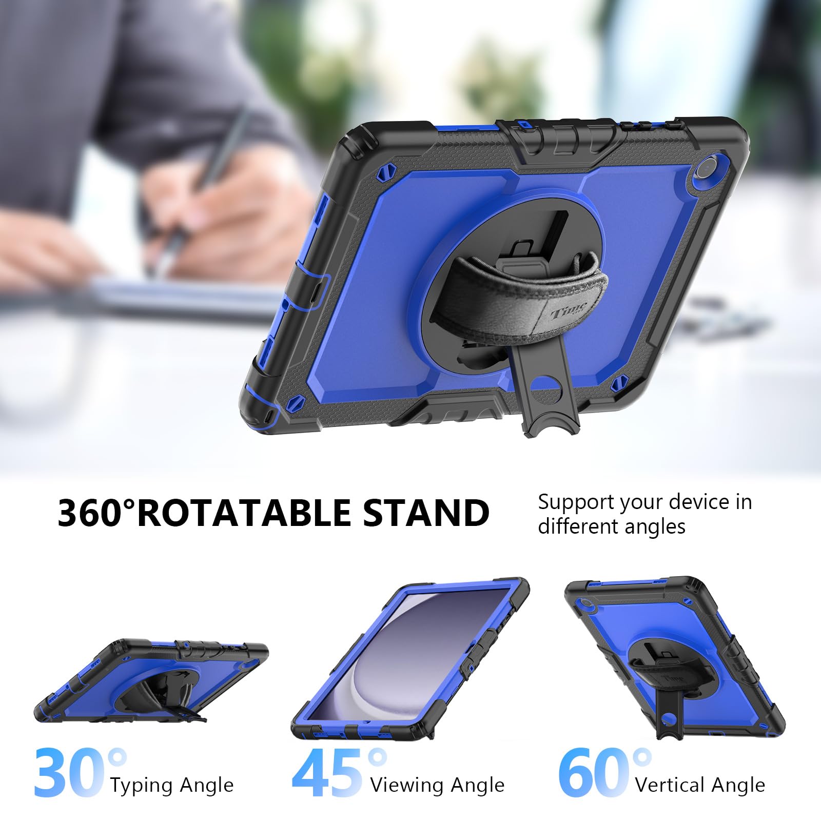 Timecity Case For Samsung Galaxy Tab A9+/ A9 Plus 5G Tablet Case 11'' 2023 Sm X210/X216/X218, Full Body Protective Case With Scr