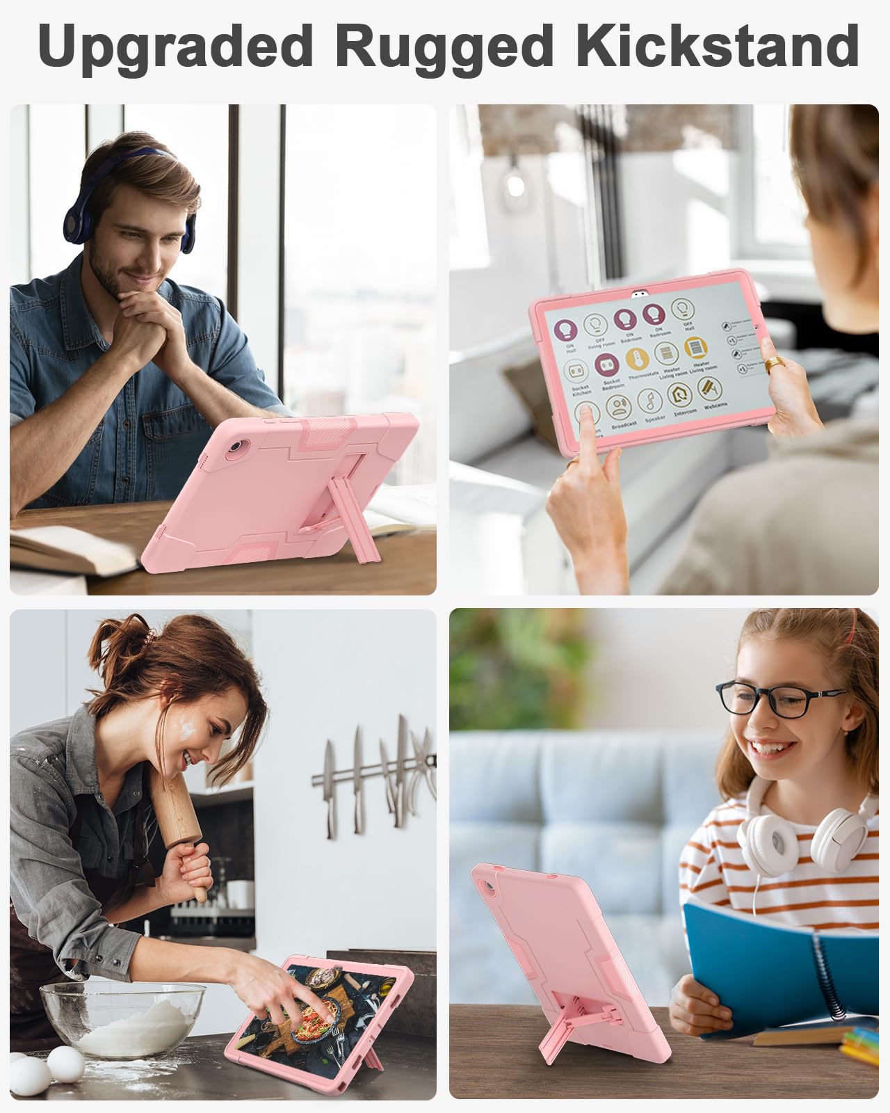 Wesorol Case For Samsung Galaxy Tab A9 Plus With Built In Screen Protector,Galaxy Tab A9 Plus Case,Hybrid Shockproof Cover For S