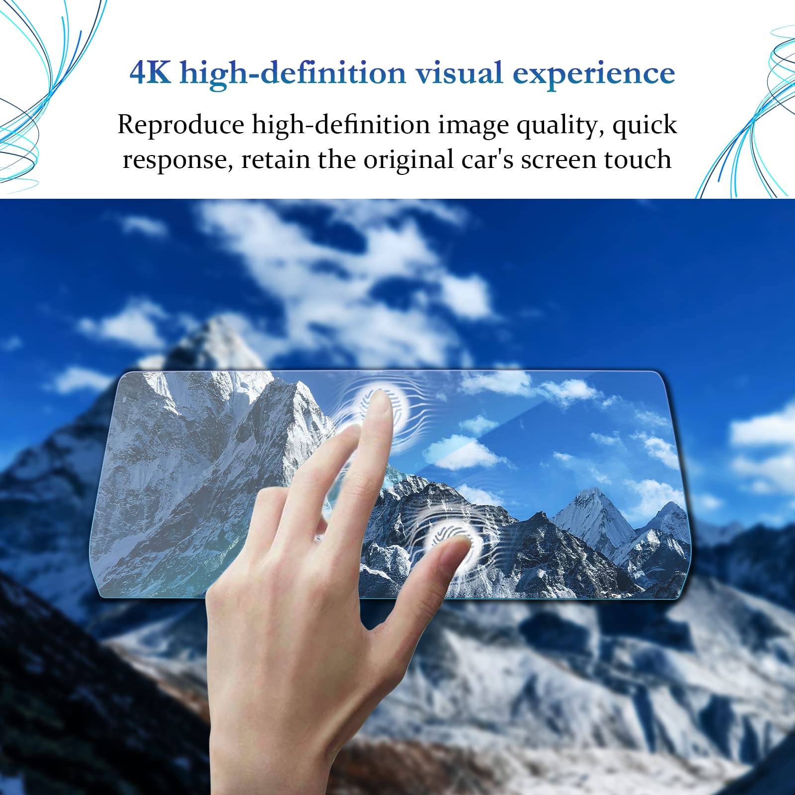 Sktu Screen Protector Foils For 2020 2024 2025 Toyota Gr Supra A90 8.8In Navigation Gr Supra Accessories Tempered Glass Scratch Resistance Hd Clear