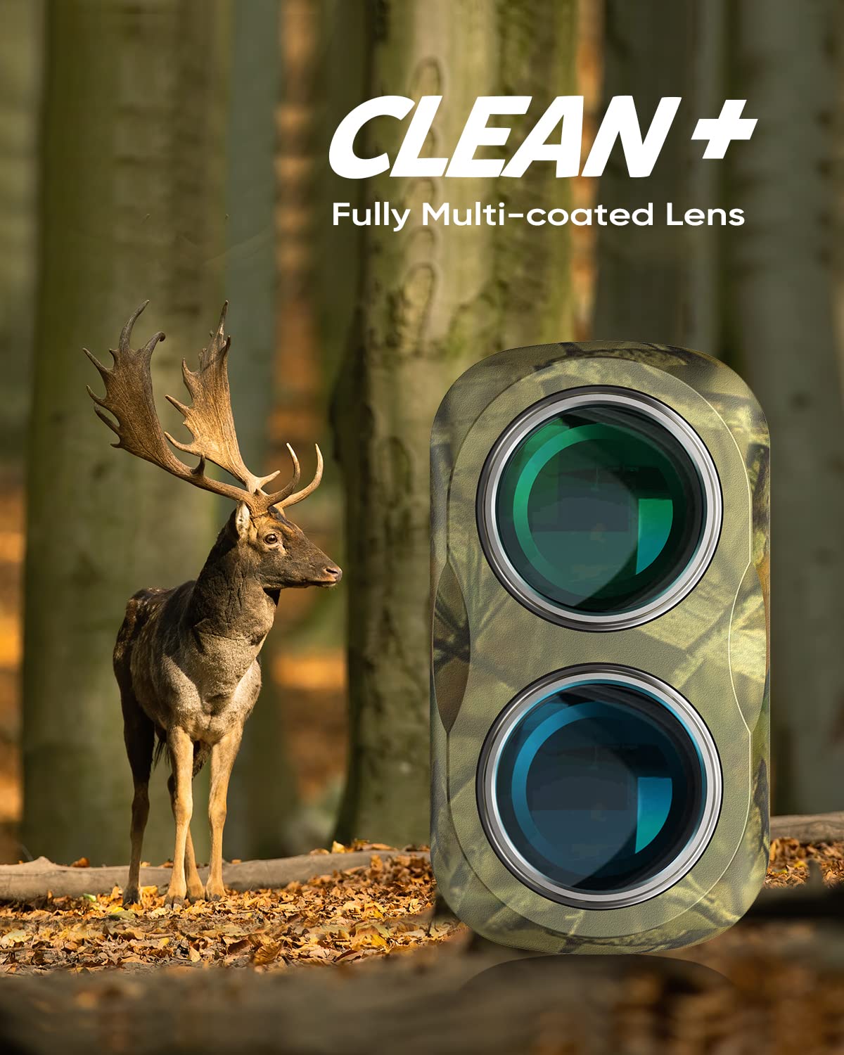 Wosports Hunting Range Finder, Archery Rangefinder For Bow Hunting With Flagpole Lock - Ranging - Speed And Scan