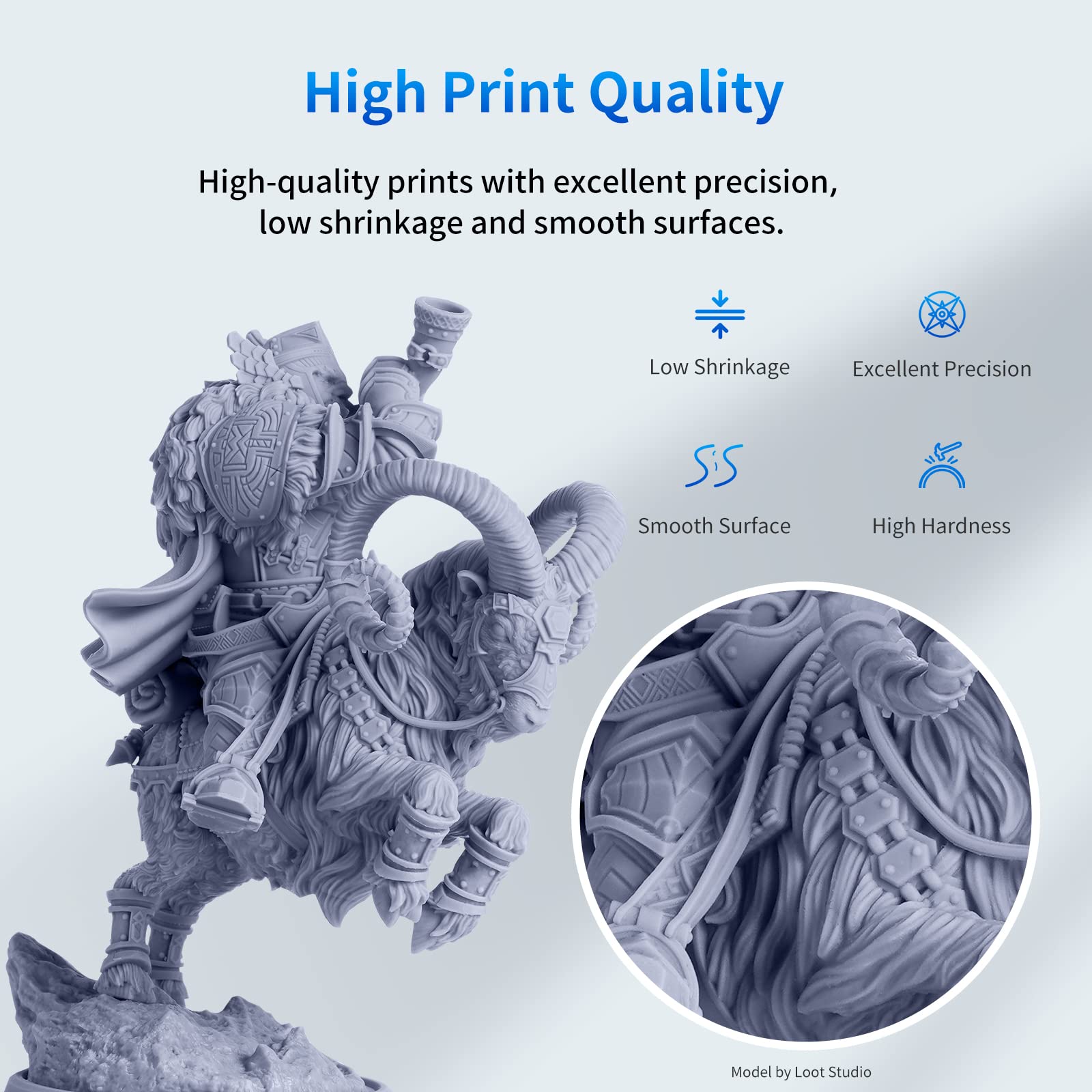 Anycubic 3D Printer Resin Bundle, 405Nm Sla Uv Curing Resin With High Precision And Quick Curing & Excellent Fluidity For Lcd 3D