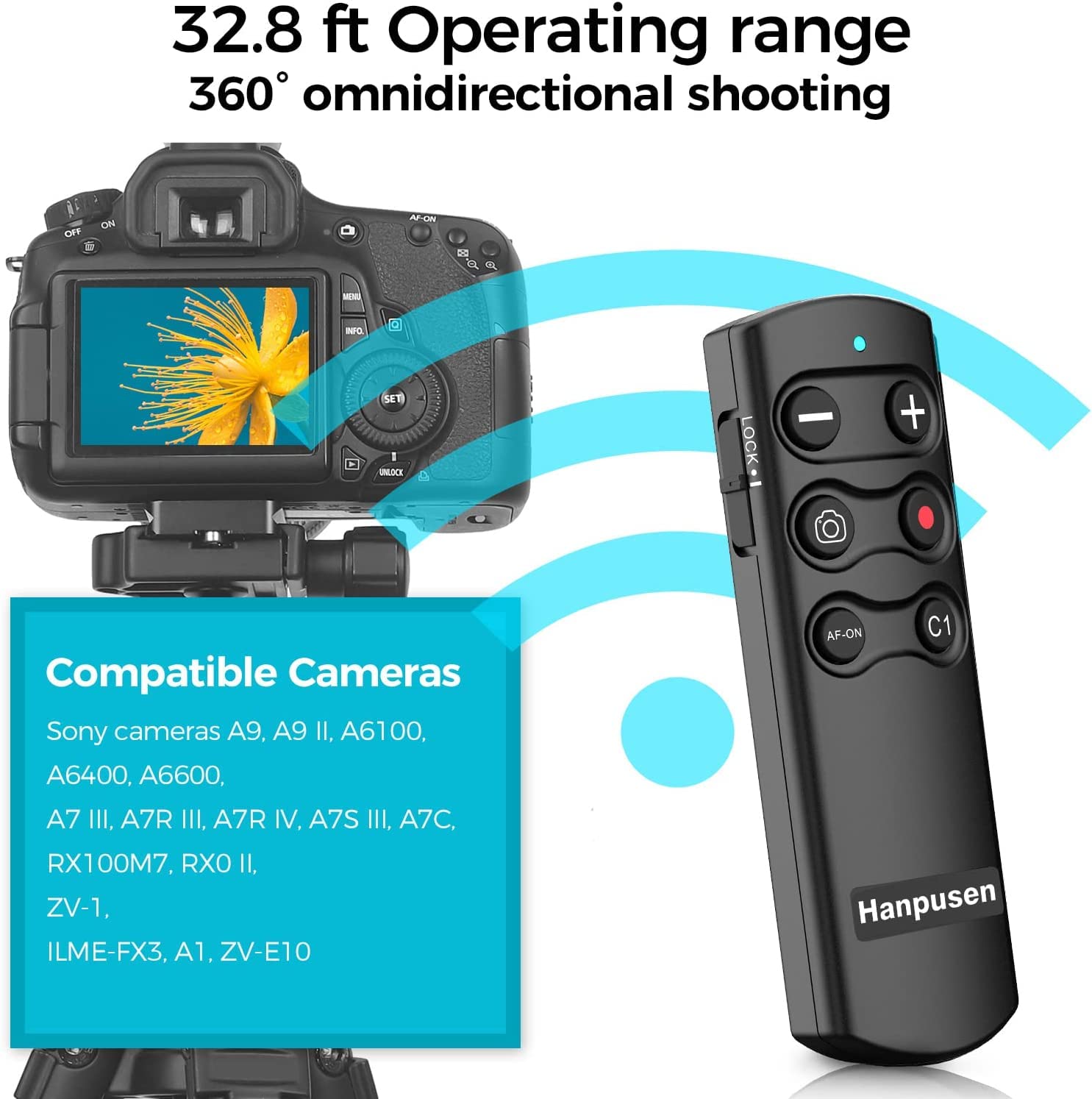 Wireless Shutter Release For Sony A7Iv A7Iii A7Riii A7Riv A7Siii A7C Rx100Vii Rx0Ii; Replace Rmt P1Bt