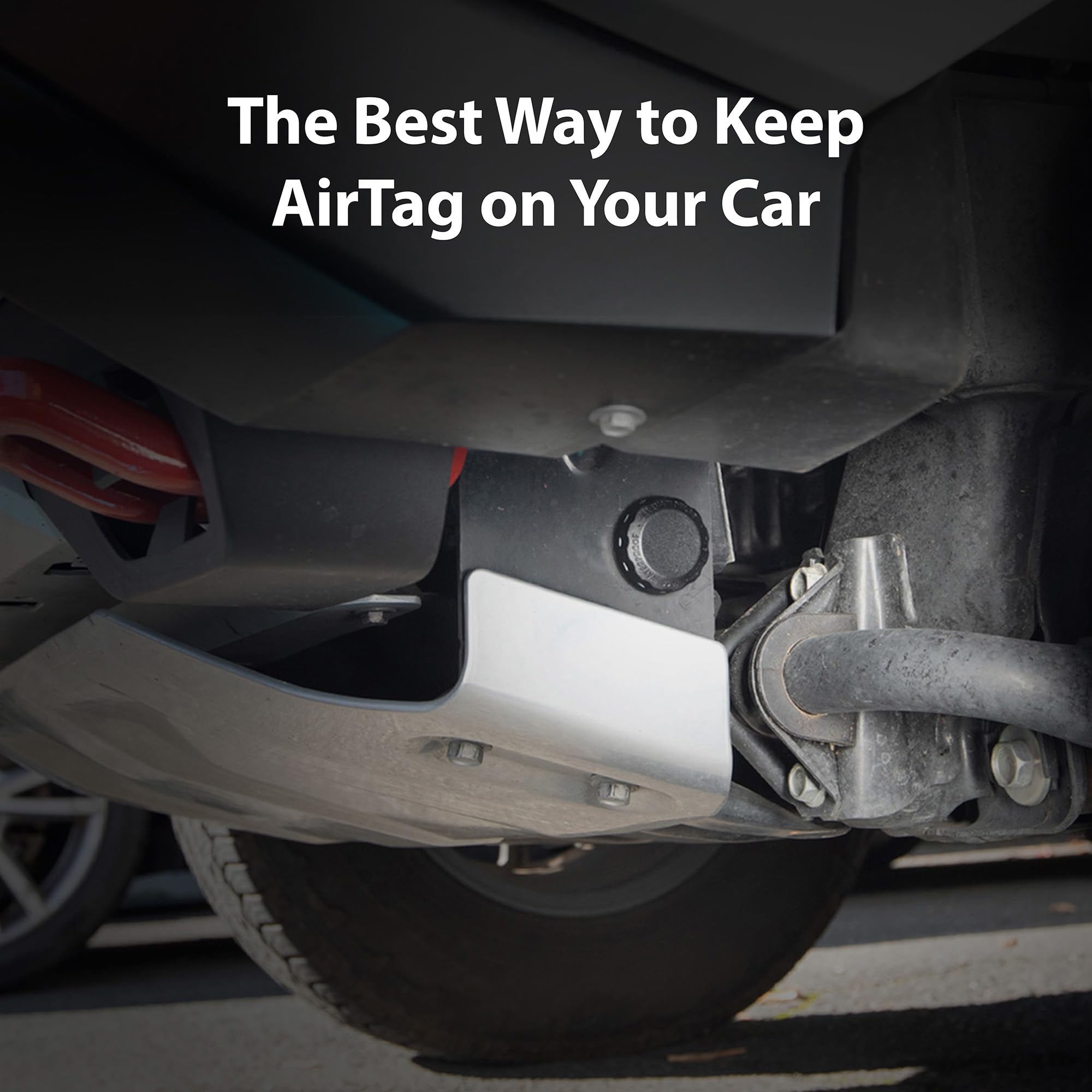 Tagvault� Airtag Magnetic Case (2 Pack)   The First Waterproof Airtag Magnet Holder | Ultra Strong Oversized Neodymium Magnet, Discreet, Easy Screw On Design | Elevation Lab