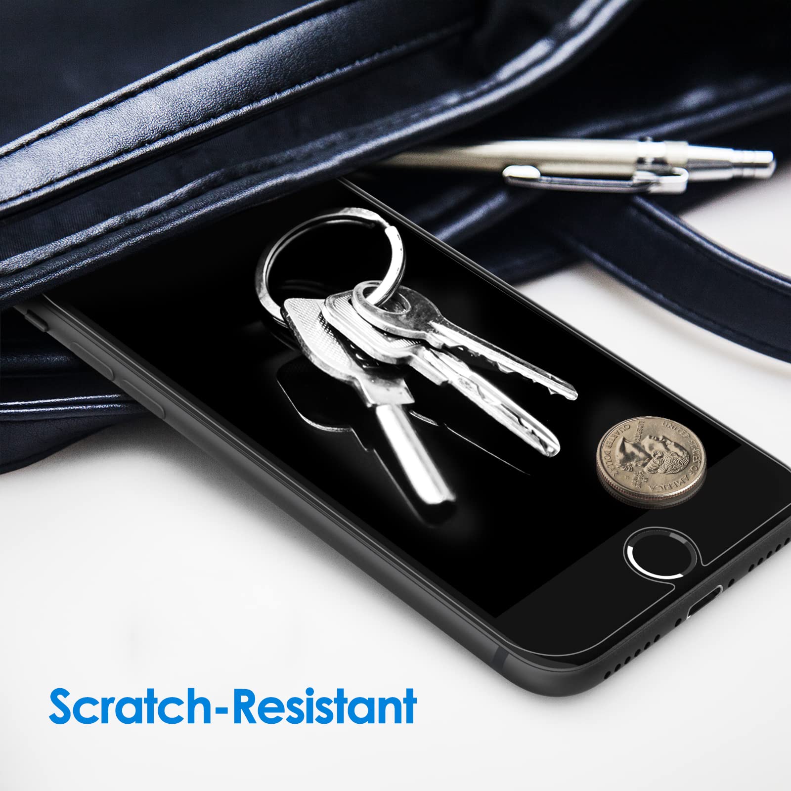 Jetech Screen Protector For Iphone Se 3 (2022 3Rd Edition) 4.7-Inch, Tempered Glass Film, 3-Pack