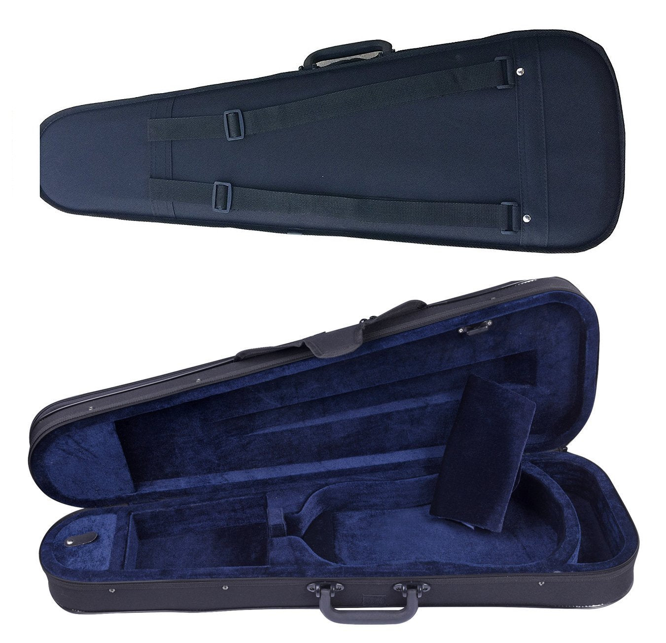 Vio Music Professional Triangular Shape Super Light Suspension Violin/Viola Hard Case (4/4)