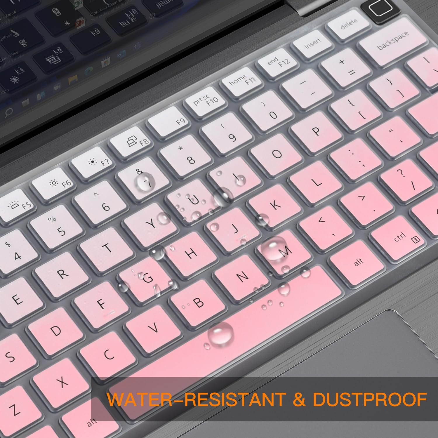 Casebuy Keyboard Cover Skin For Dell Latitude 3440 5440 5430 5431 5420 14'', Dell Latitude 7440 7430 7420 7410 14'', Dell Latitu