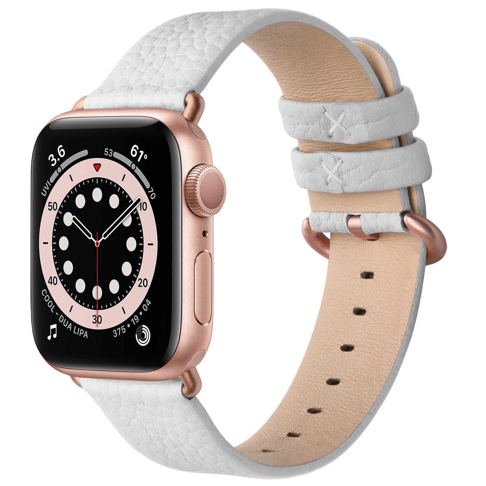 Fullmosa Watch Band Compatible with Apple Watch Leather Band 42mm 41mm 40mm 38mm, iWatch Band for Series ultra2/ultra/10/9/8/7/6